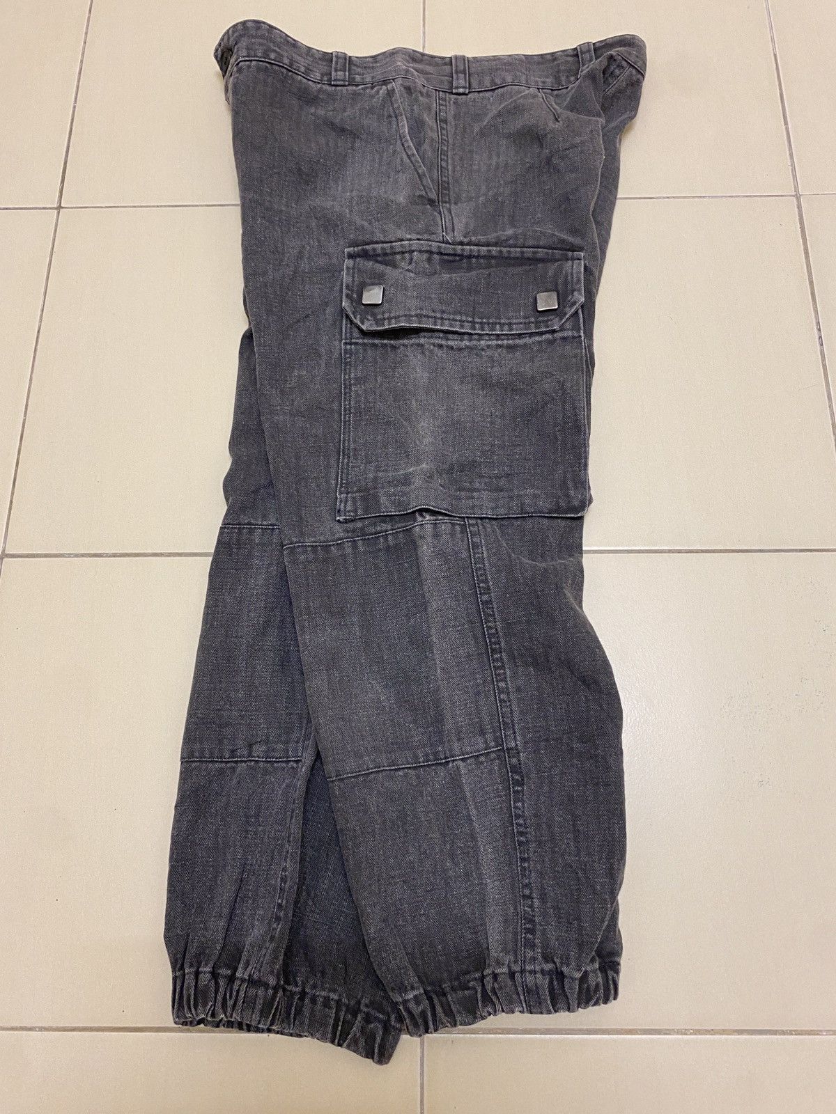 Japanese Brand × RIPVANWINKLE Vintage Y2K Rip Van Winkle Cargo Cropped Pants Size 29" - 4 Thumbnail
