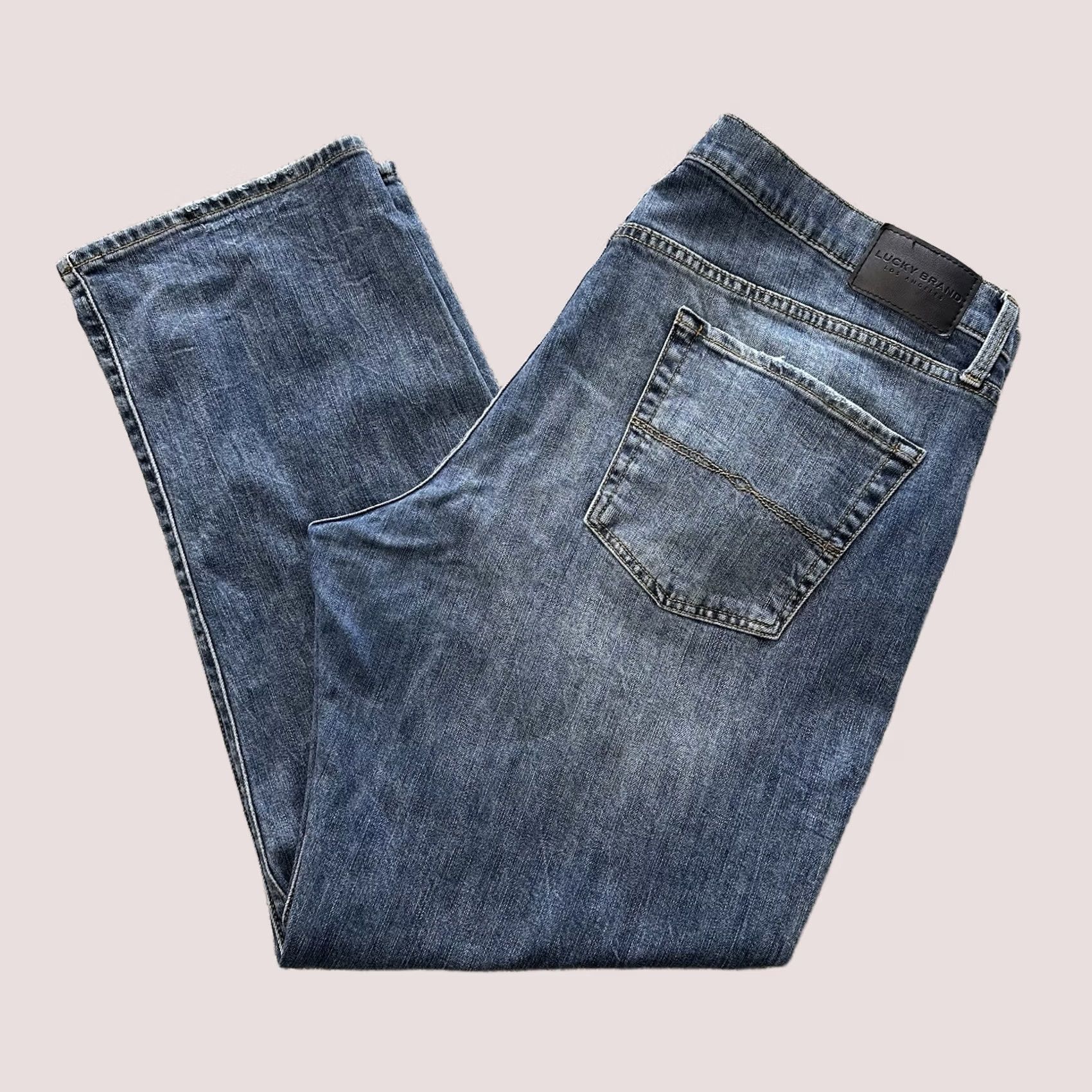 Lucky Brand Lucky Brand Jeans Mens 40x30 363 Vintage Straight Stretch Medium Wash Denim Shirt Hoodie Hat Jacket? Size US 40 / EU 56 - 1 Thumbnail