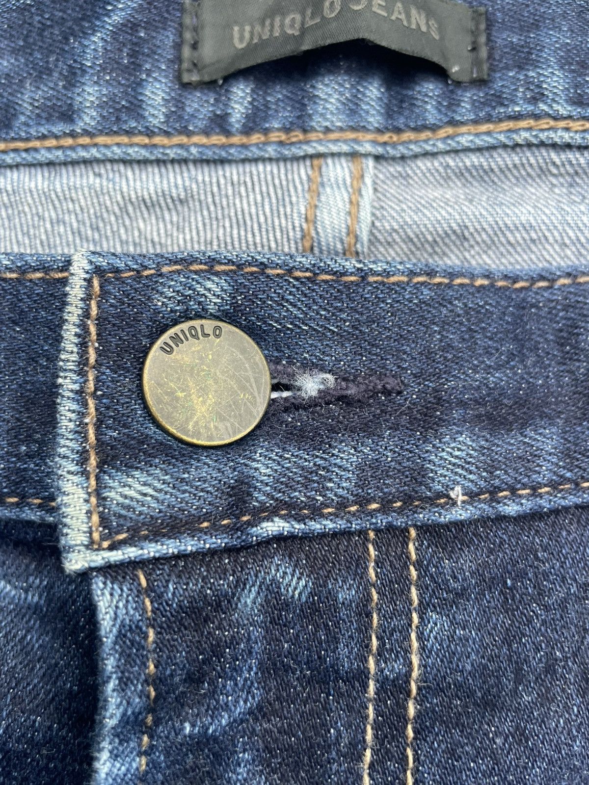Japanese Brand × Uniqlo Uniqlo Kaihara Selvedge Denim Size US 37 - 18 Thumbnail