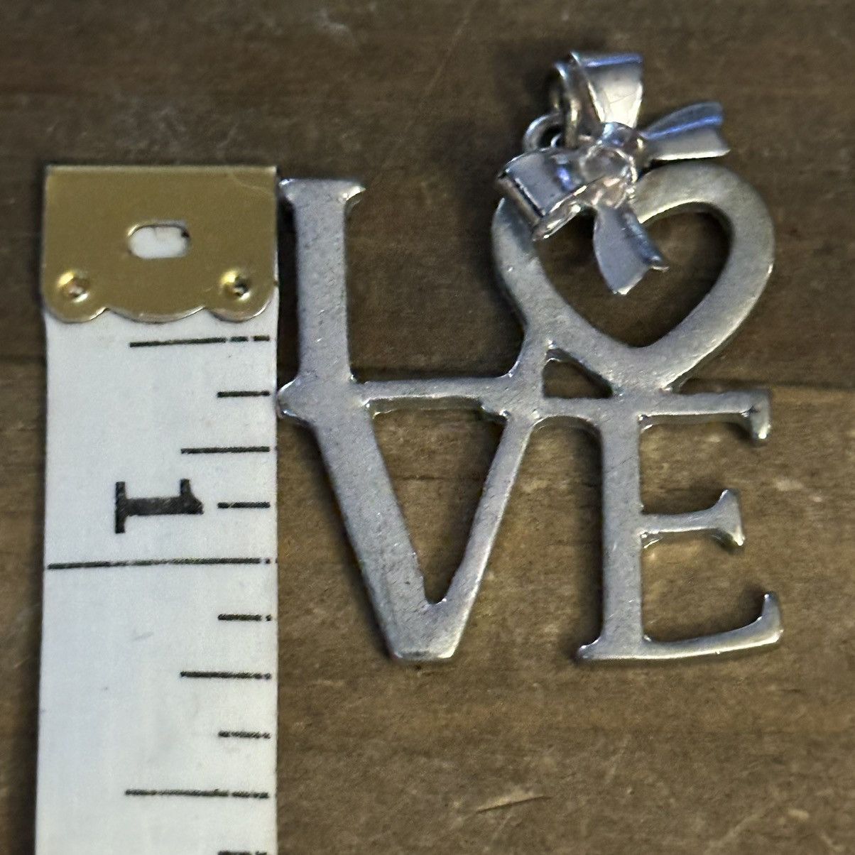 Vintage Vintage stacked Love pendant Size ONE SIZE - 5 Thumbnail