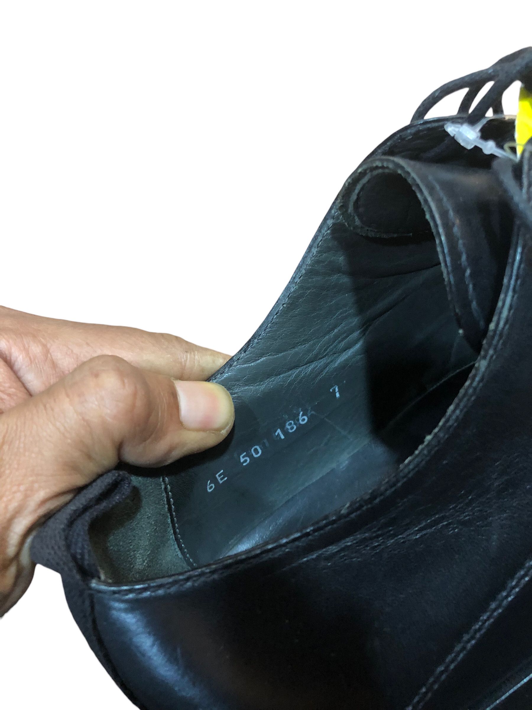 Miu Miu 💯Archive MIU MIU FW2001 Mens Leather Derby Shoes Boots Size US 7.5 / EU 40-41 - 8 Thumbnail
