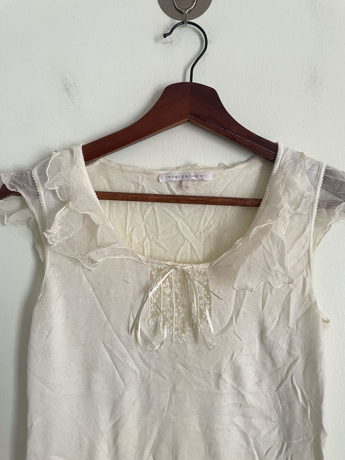 Rebecca Taylor Rebecca Taylor Nonsleeves Blouse Size M / US 6-8 / IT 42-44 - 3 Thumbnail