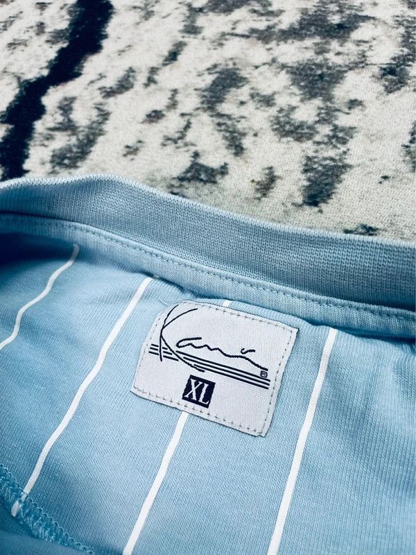 Karl Kani Karl Kani T-shirt blue striped XL Size US XL / EU 56 / 4 - 4 Thumbnail