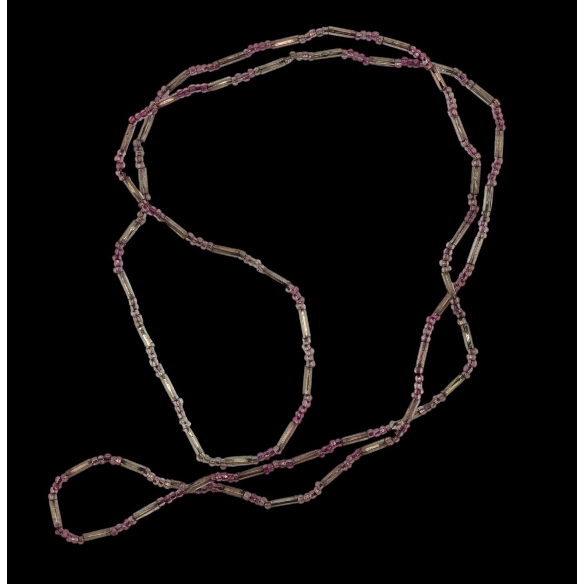 Other Casual Glass Pink & Silver Beaded Necklace Size ONE SIZE - 5 Thumbnail