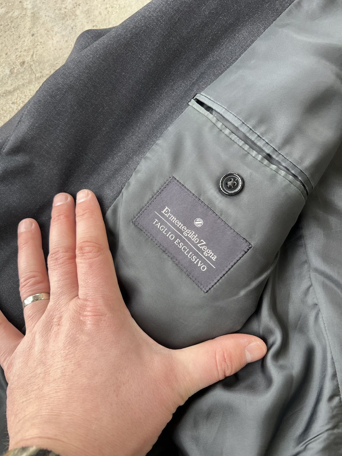 Ermenegildo Zegna Ermenegildo Zegna Blazer Size 54R - 3 Thumbnail