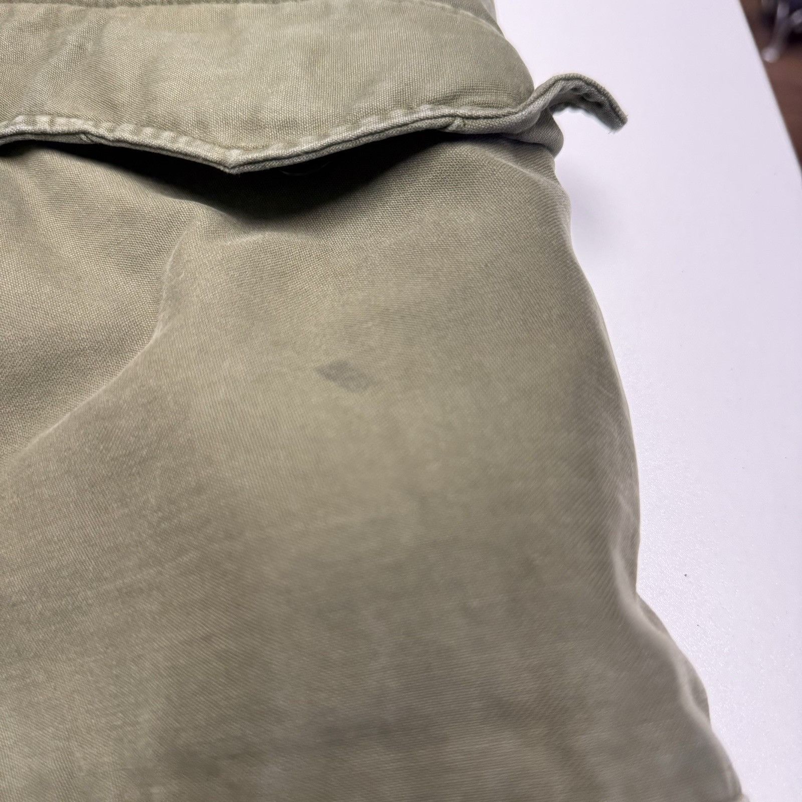 Vintage Vintage Military Slant Pocket Jacket Mens Large Green Seynte Size US L / EU 52-54 / 3 - 5 Thumbnail