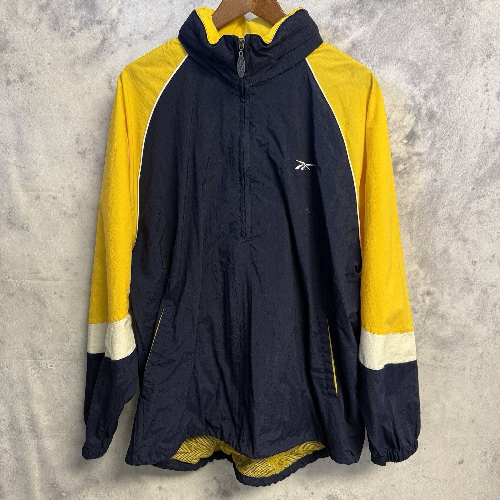 Reebok × Vintage Vintage Reebok Windbreaker Jacket Mens Large Half Zip Active Size US L / EU 52-54 / 3 - 1 Thumbnail