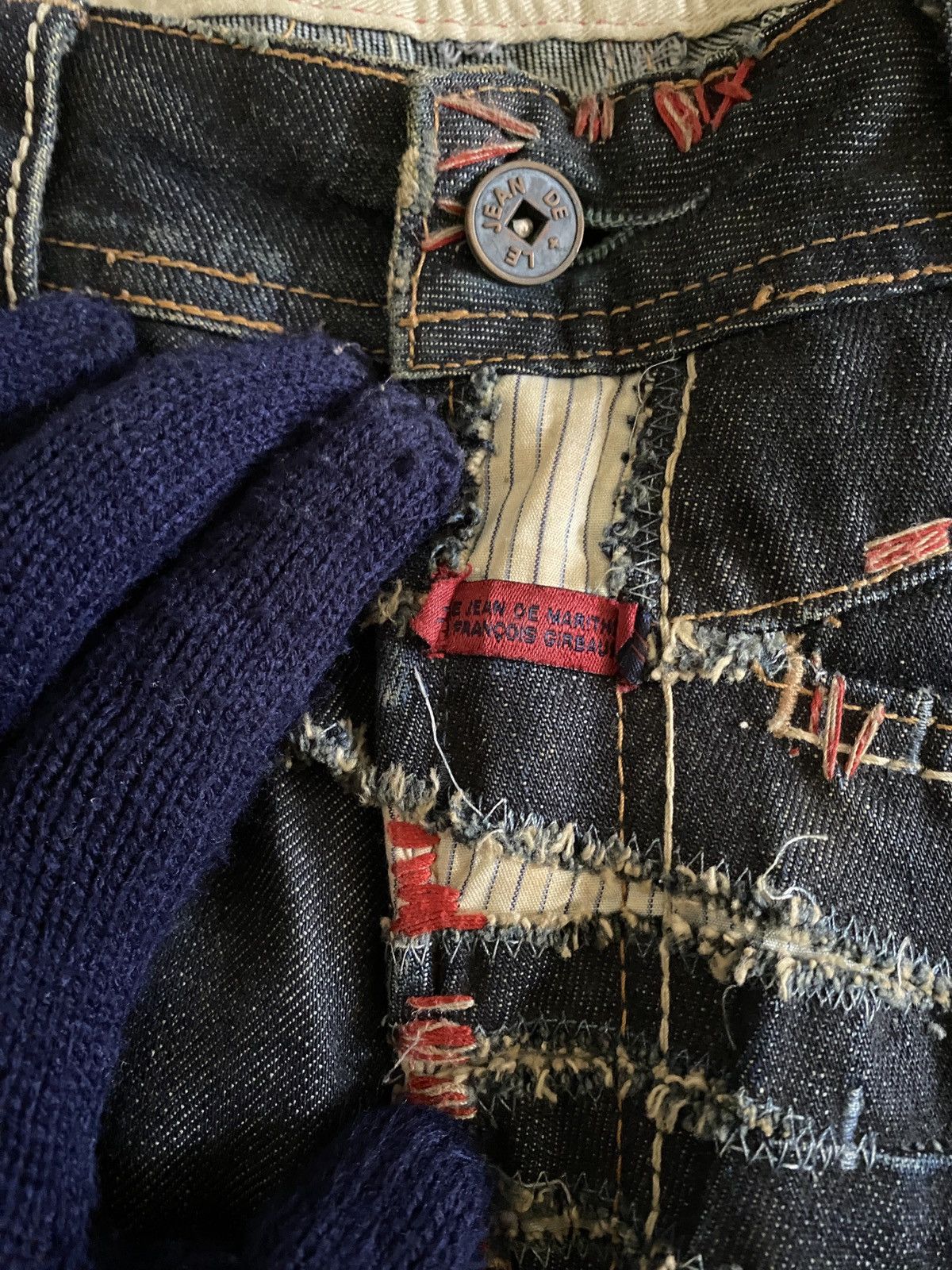 Japanese Brand Marithe Francois Girbaud Native Design Denim Size US 33 - 10 Thumbnail