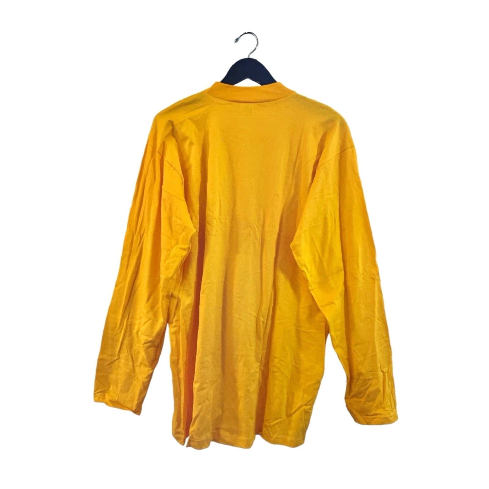 Russell Athletic VINTAGE Russell Athletic Mock Turtleneck Shirt Mens 2XL Regular Yellow 90s USA Mens NOS NWOT 90s Russell Athletic Mock Turtleneck Shirt USA Mens Size US XXL / EU 58 / 5 - 4 Thumbnail