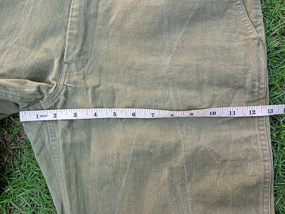 Bape BAPE MODERN EQUIPMENT OLIIVE HERRINGBONE TROUSERS Size US 34 / EU 50 - 13 Thumbnail