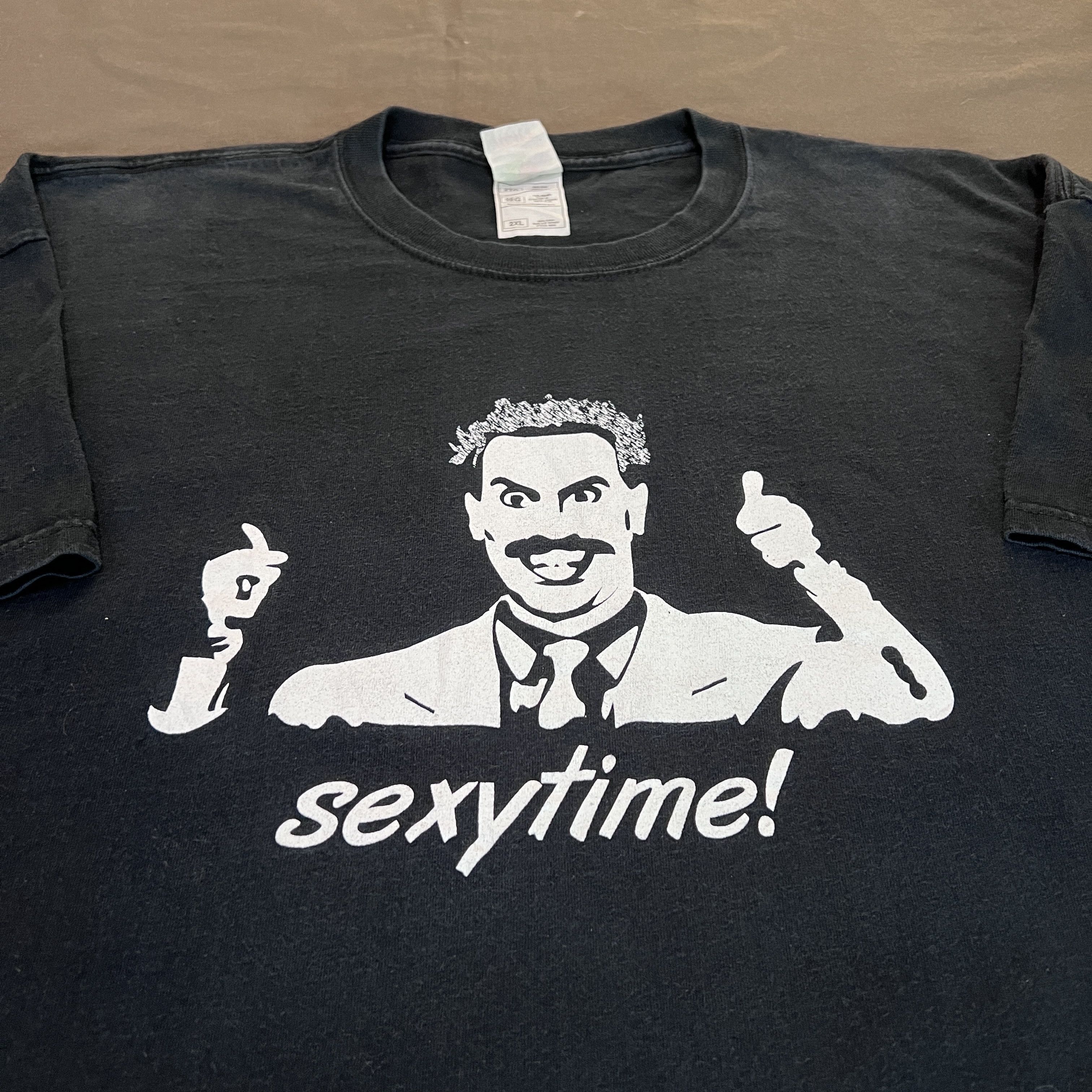 Vintage Vtg. Y2K Borat Baron Cohen Sexy Time Comedian Movie 2XL Size US XXL / EU 58 / 5 - 1 Thumbnail