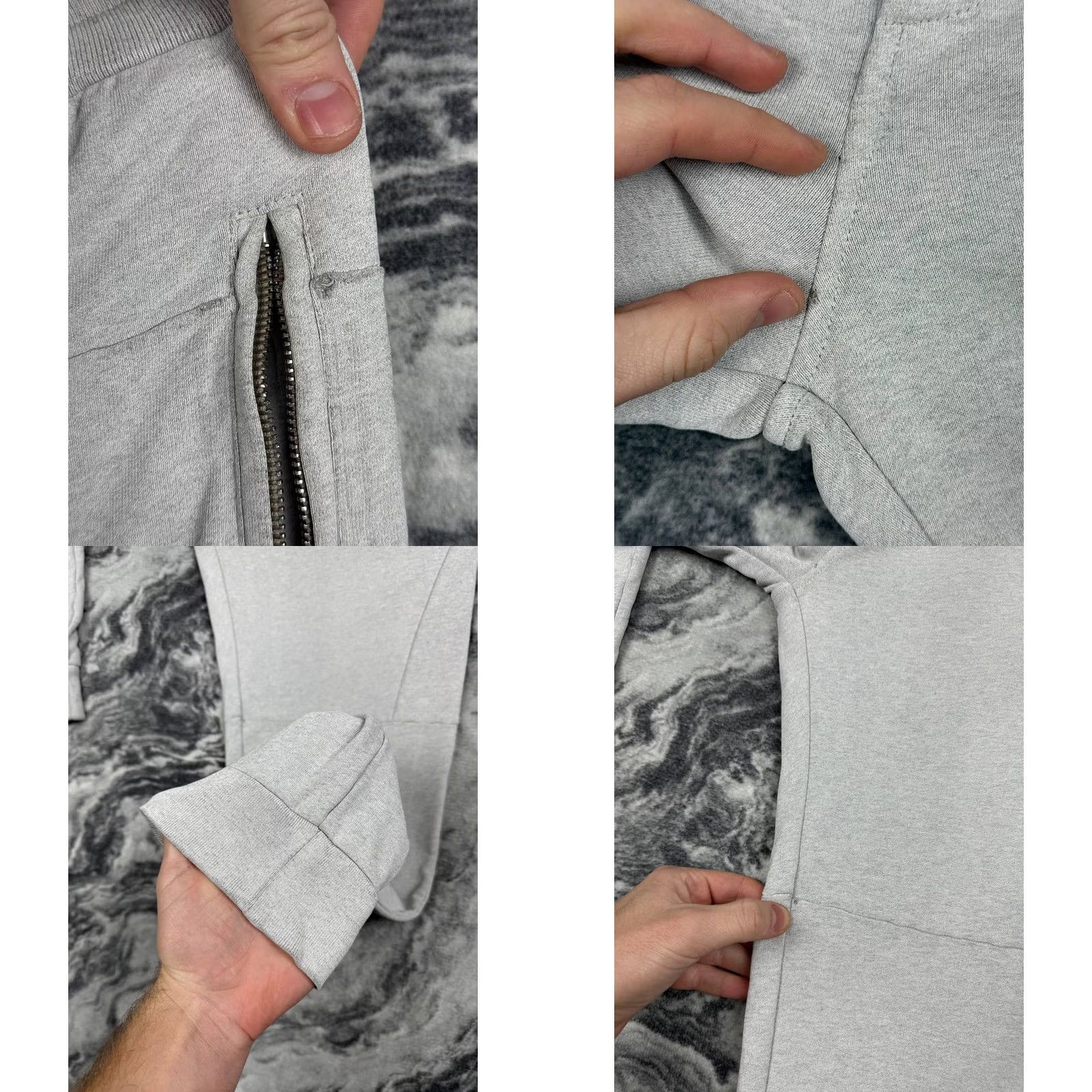 Dolce & Gabbana Dolce&Gabbana Sweatpants Double Drawstring Cotton DG Men Size 48 Gray Size US 32 / EU 48 - 10 Thumbnail