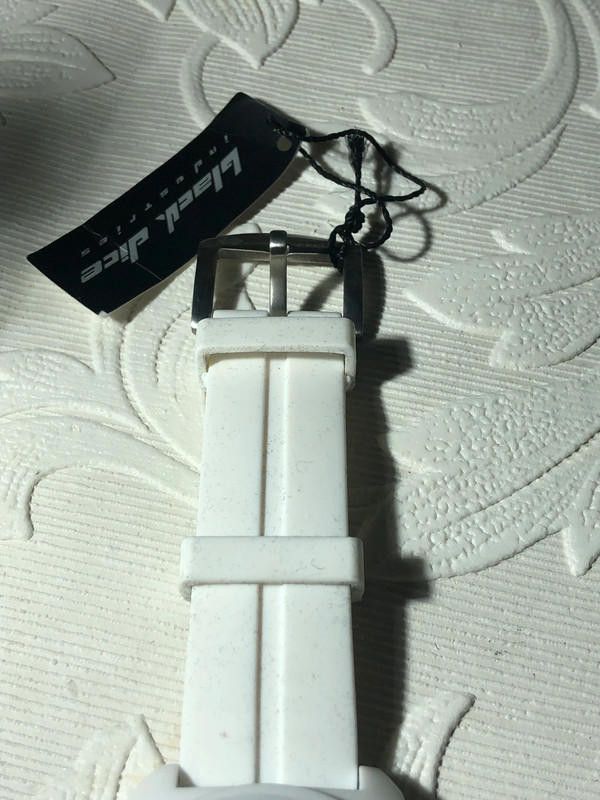 Designer Black dice white ladies rubber watch Size ONE SIZE - 7 Thumbnail