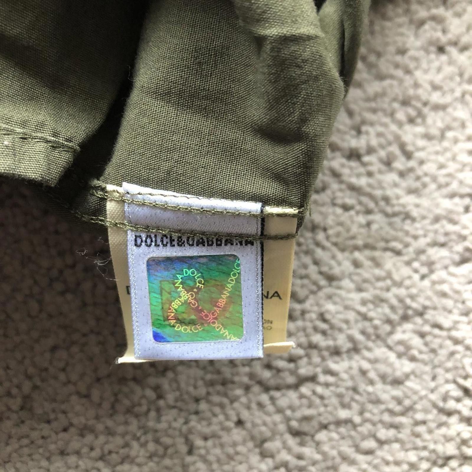 Dolce & Gabbana Vintage Dolce & Gabbana Cargo Army Shirt Size US M / EU 48-50 / 2 - 4 Thumbnail