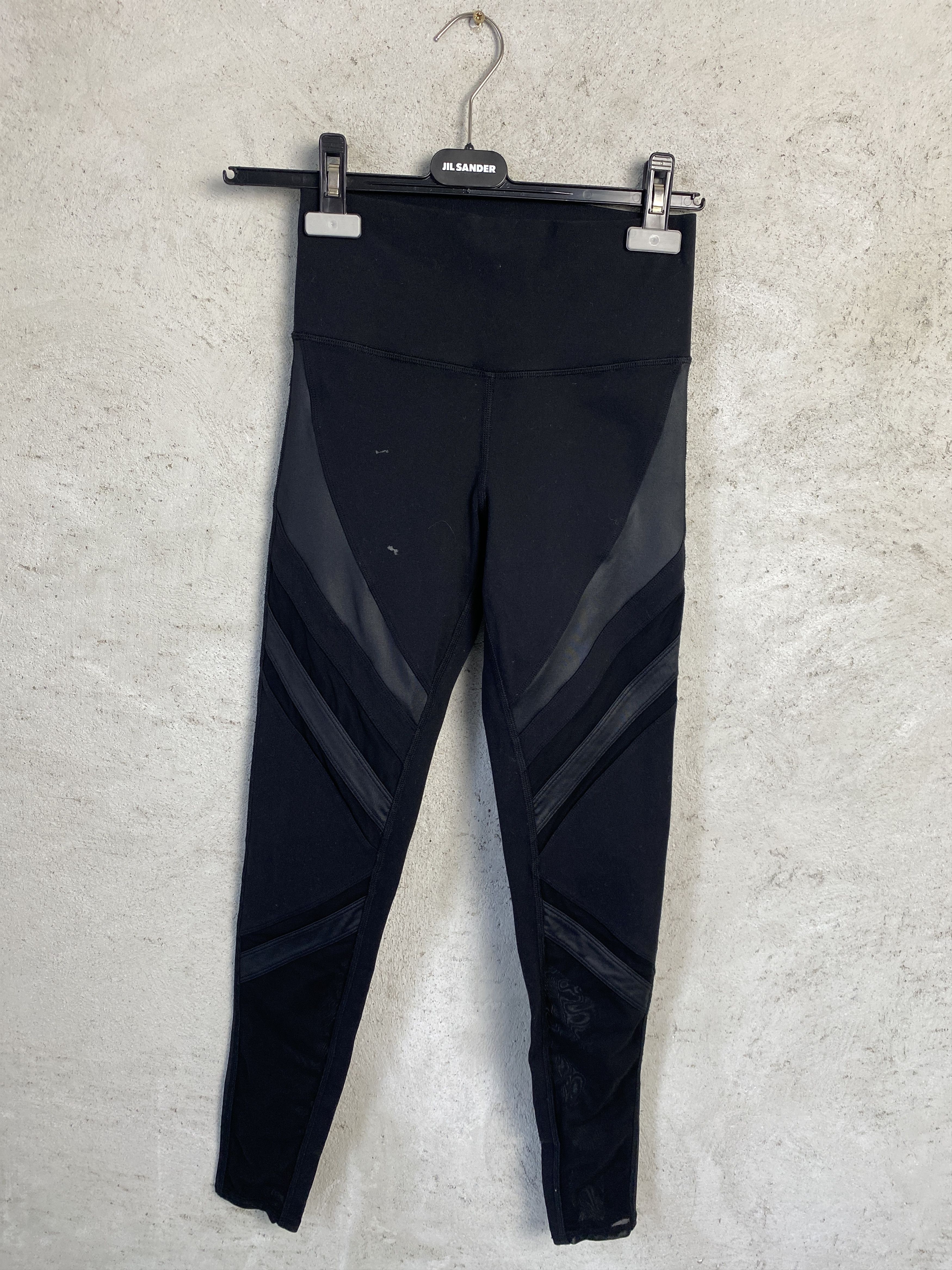 Alo Alo leggings diagonal net stripes sport Size 24" / US 00 / IT 34 - 2 Thumbnail