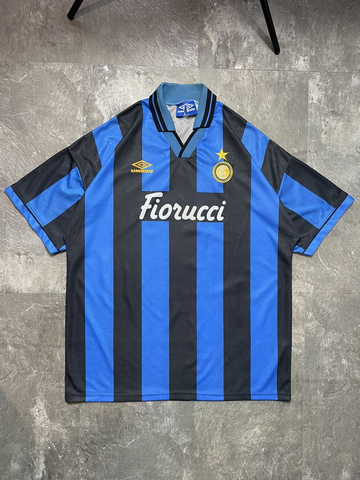 Umbro × Vintage Vintage 90s Jersey Umbro Inter Milan Fiorucci Home