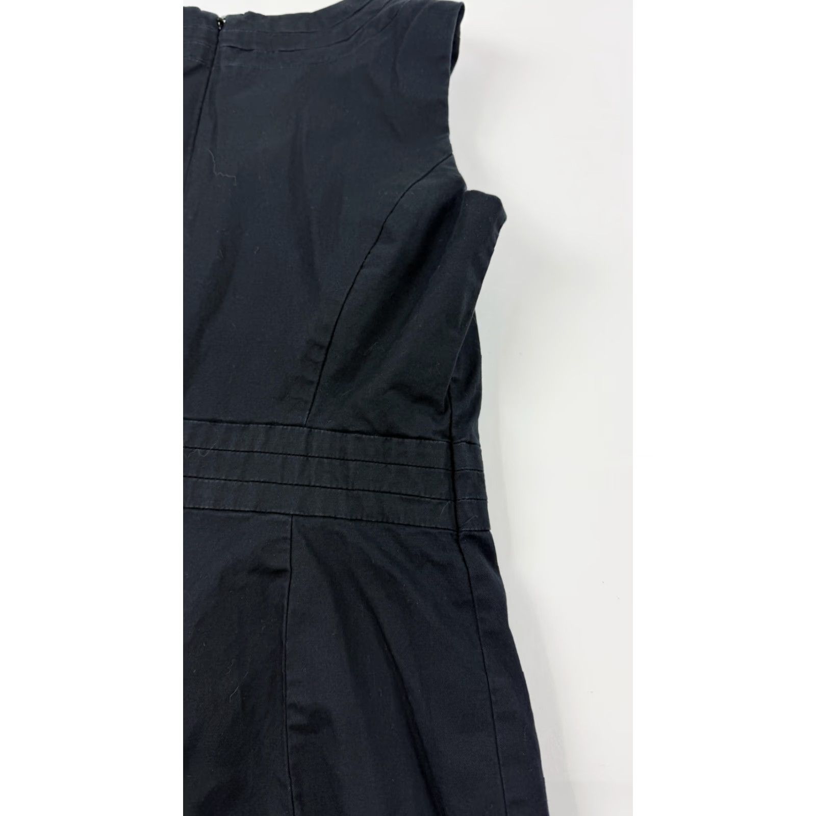 Banana Republic Banana Republic Dress Womens 2 Black Sleeveless Scoop Neck A-Line Work Office Size XS / US 0-2 / IT 36-38 - 7 Thumbnail