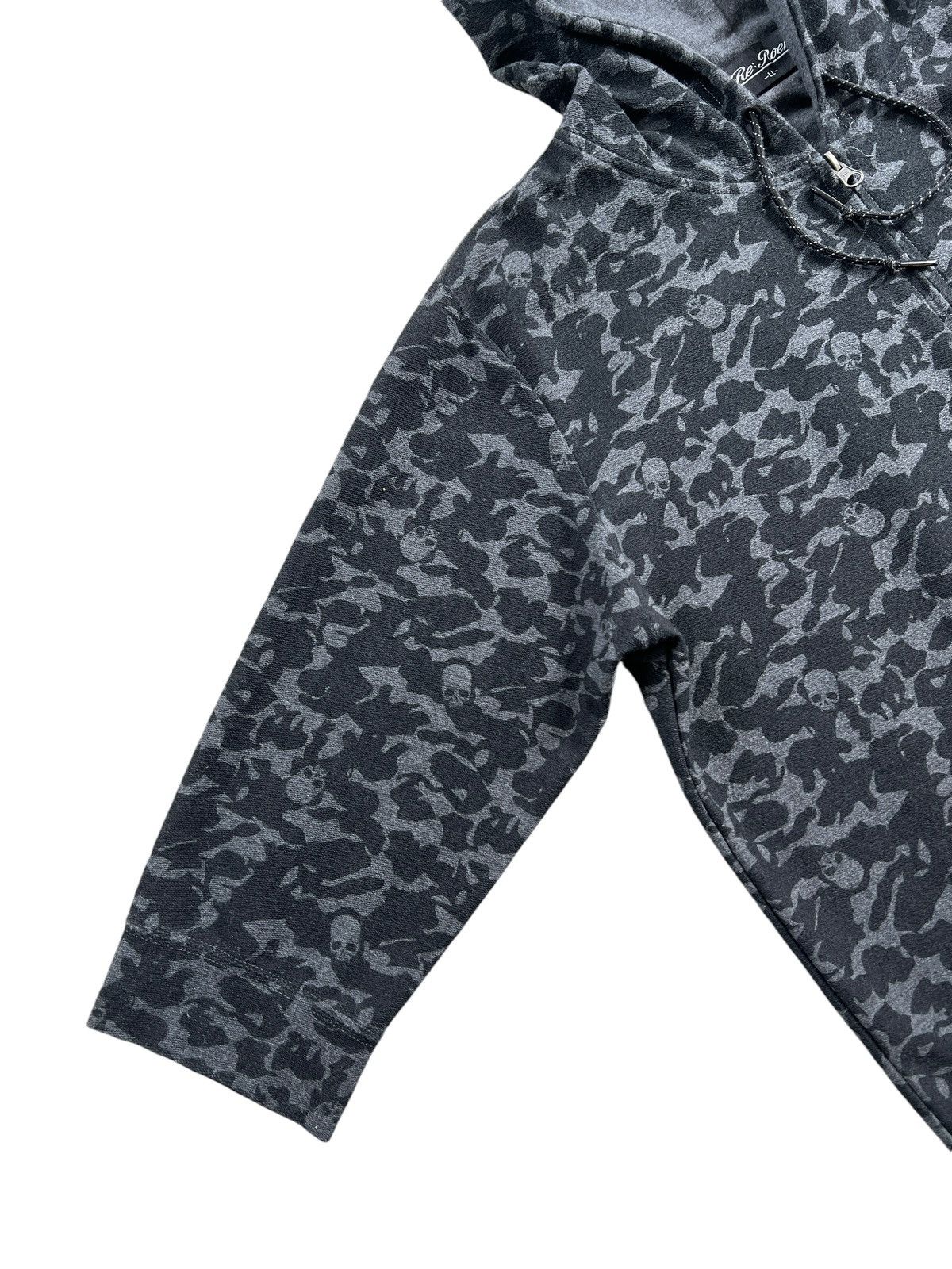 Roen × Seditionaries Roen Skulls Camo Half Sleeve Hoodie Size US L / EU 52-54 / 3 - 5 Thumbnail