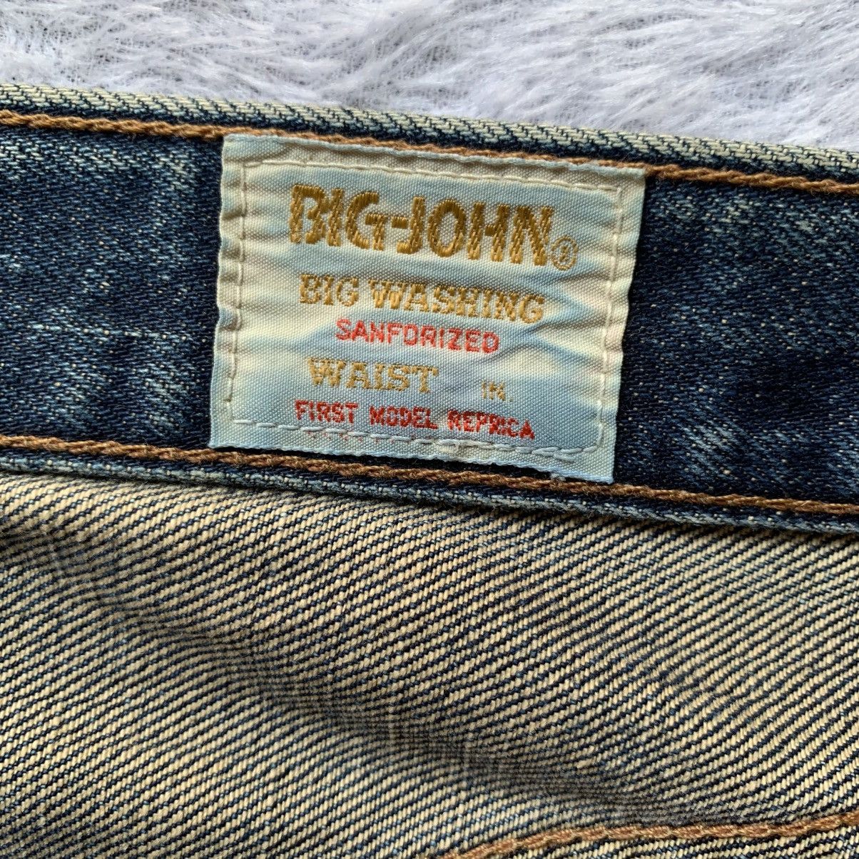 Big John Vintage big john first model distressed and ripped selvedge Size US 30 / EU 46 - 13 Thumbnail