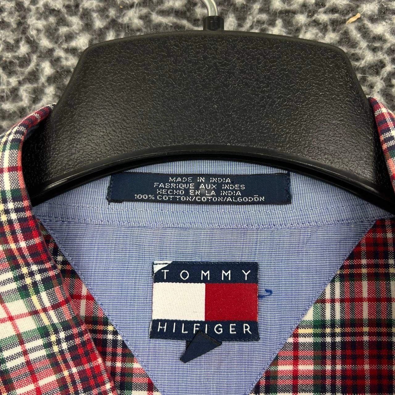 Tommy Hilfiger Tommy Hilfiger Button Down Shirt Men Plaid Cotton XL Size US XL / EU 56 / 4 - 7 Thumbnail