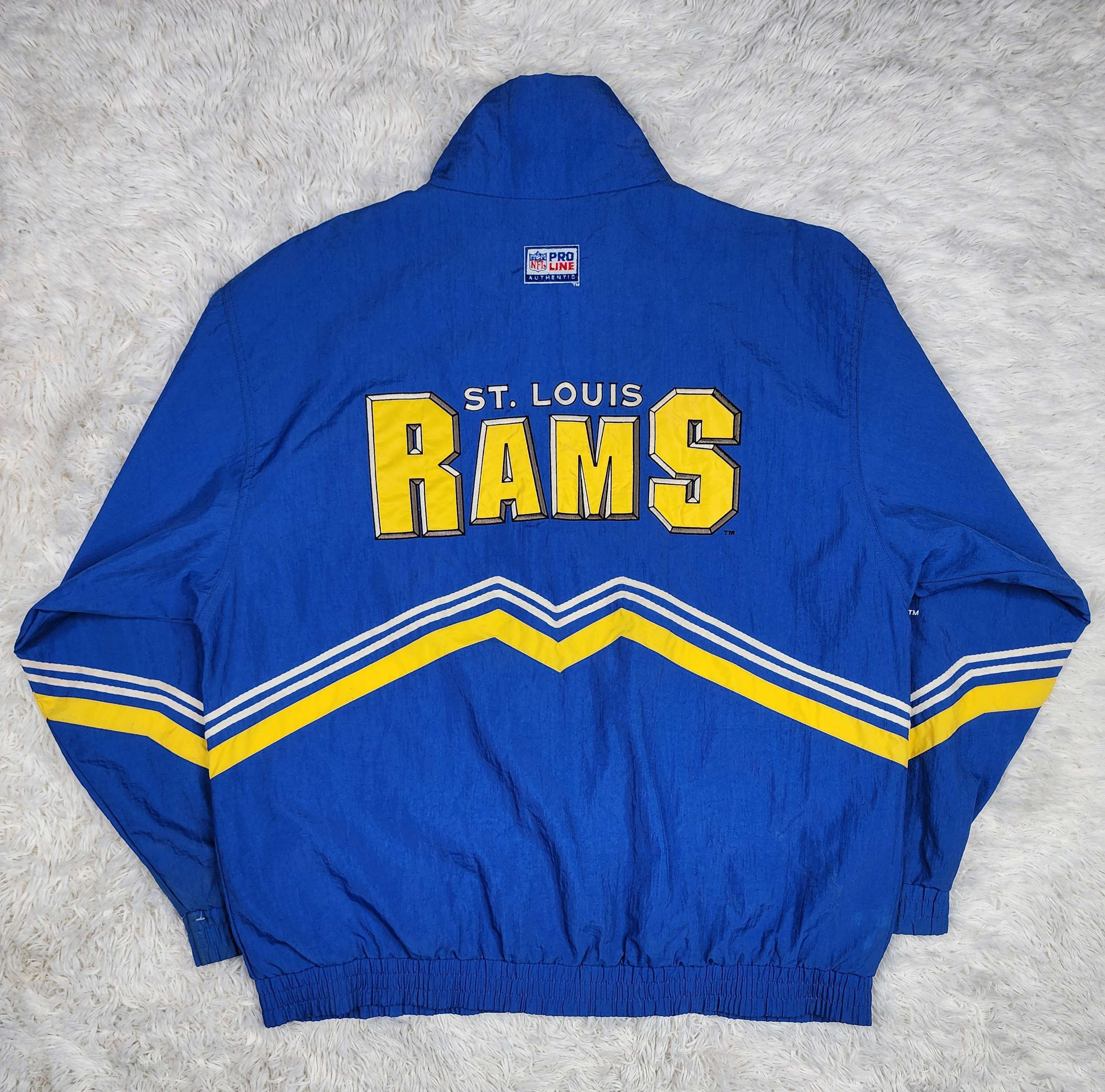 Logo Athletic Vintage St. Louis Rams Logo Athletic windbreaker jacket Size US L / EU 52-54 / 3 - 8 Thumbnail