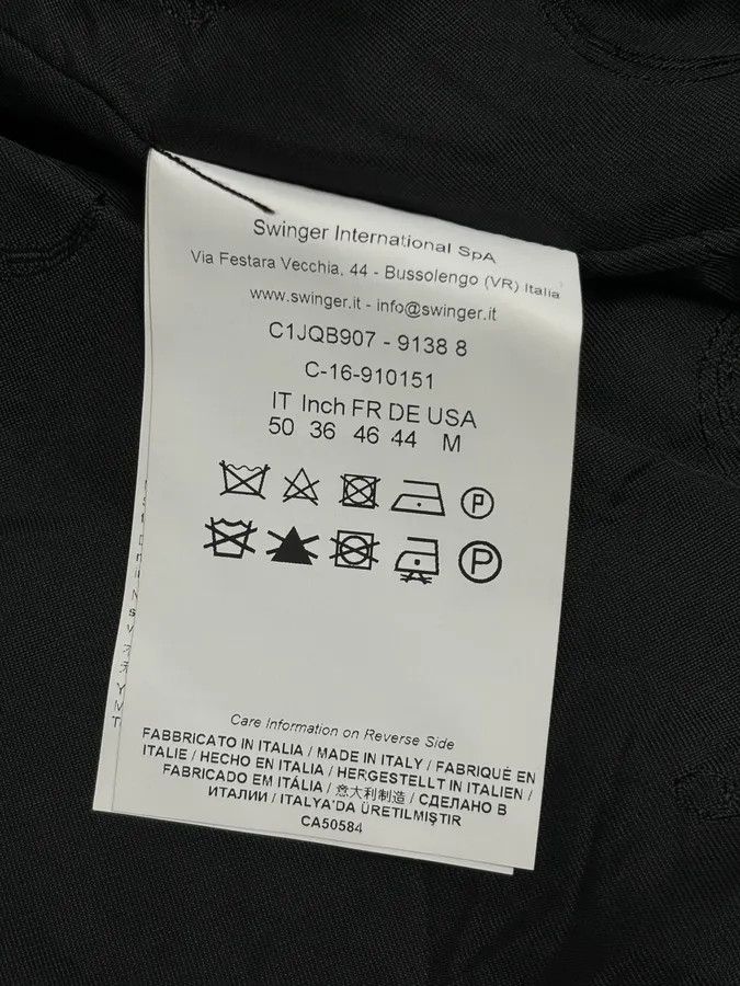Roberto Cavalli Roberto Cavalli Black Nylon Wolf Embroidered Quilted Bomber Jacket Size US M / EU 48-50 / 2 - 11 Thumbnail