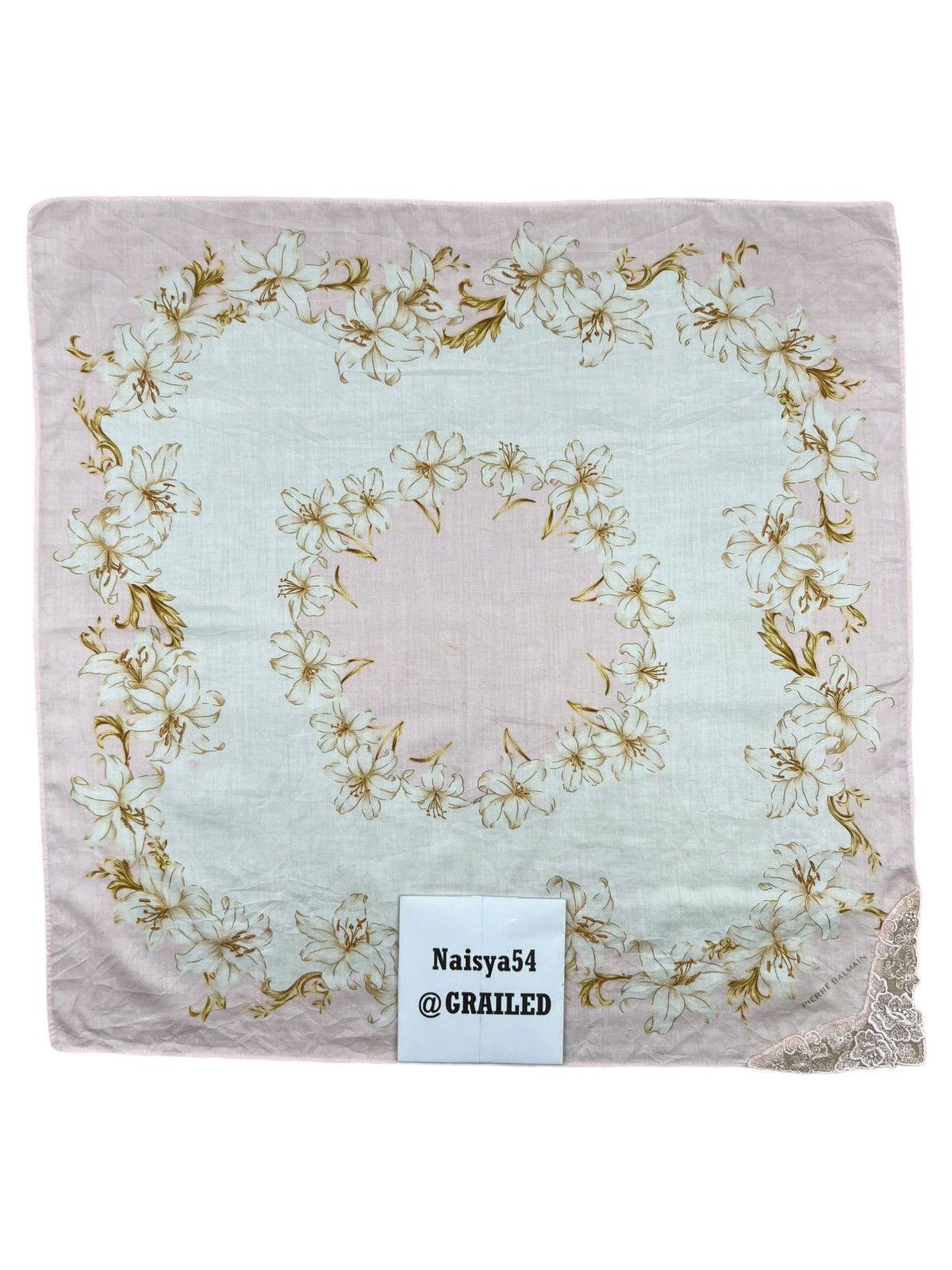 Pierre Balmain Pierre Balmain Handkerchief Neckerchief Bandana Pocketsquare Size ONE SIZE - 6 Thumbnail