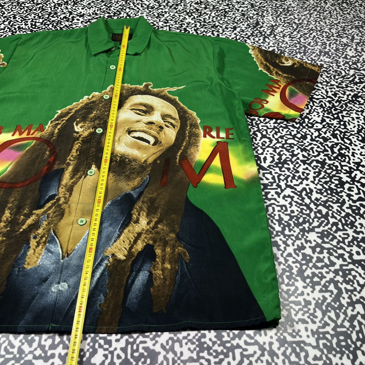 Bob Marley Vintage 90s Bob Marley Face Art Retro Weed Band Style Shirt Size US XXL / EU 58 / 5 - 11 Thumbnail