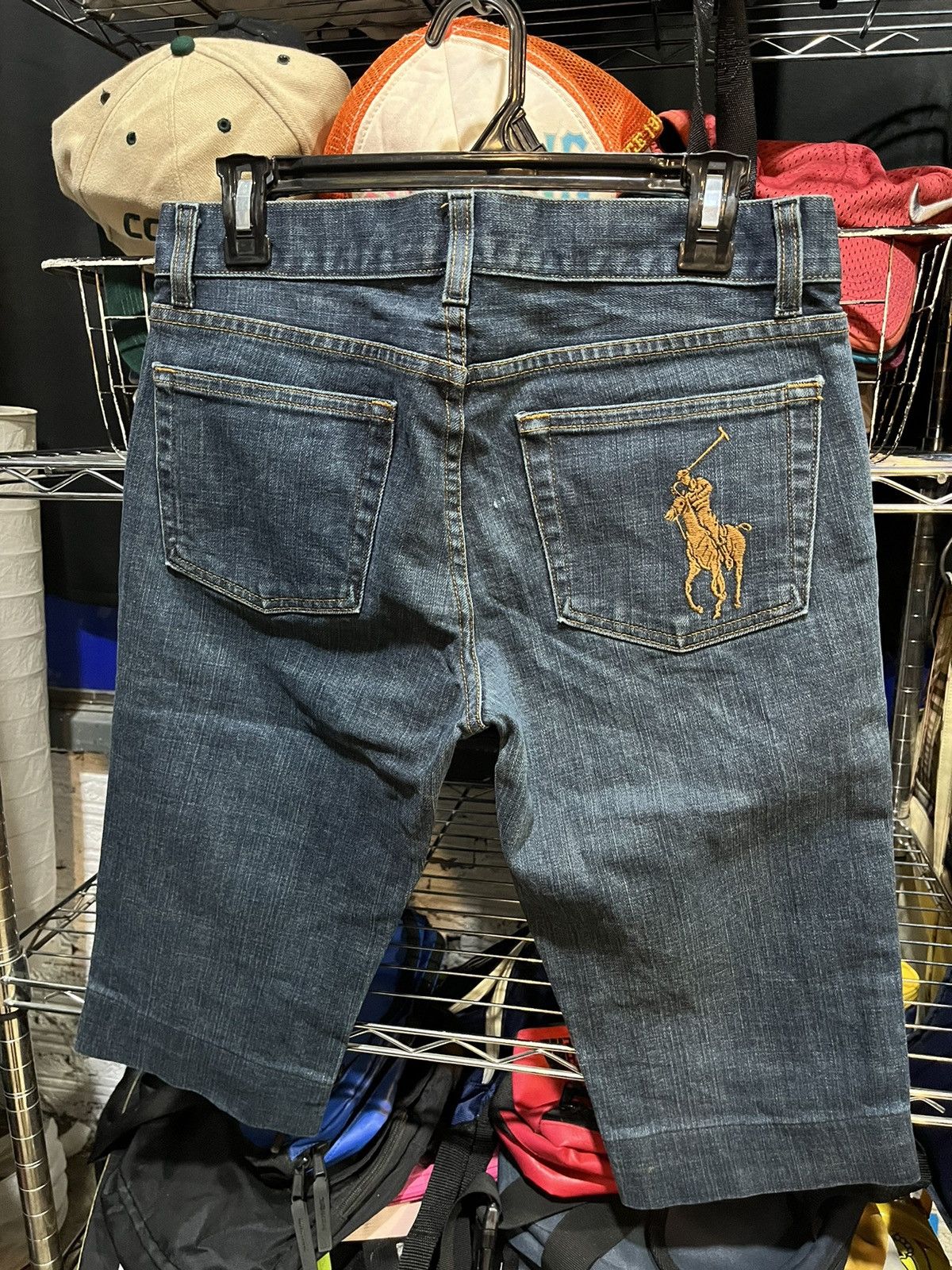 Polo Ralph Lauren Ralph Lauren Pony Denim Shorts Low Waist Size 29" - 1 Thumbnail