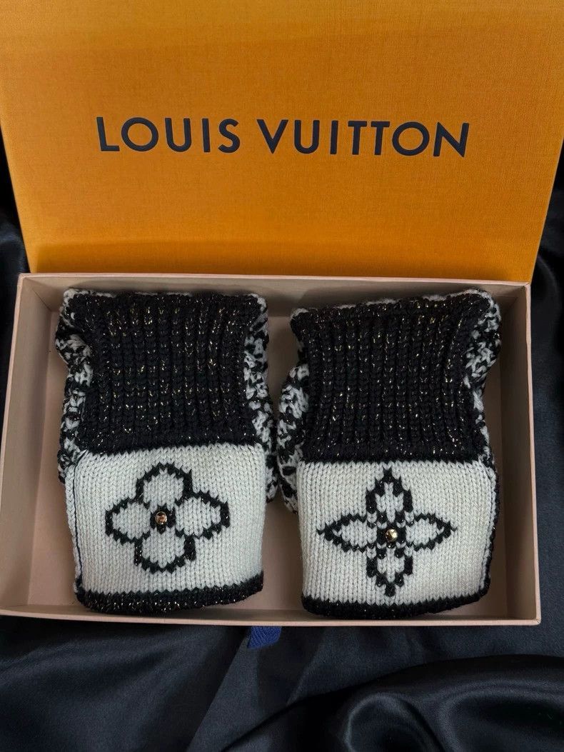 Louis Vuitton Louis Vuitton Wool Silk Gloves -2505 Size ONE SIZE - 5 Thumbnail