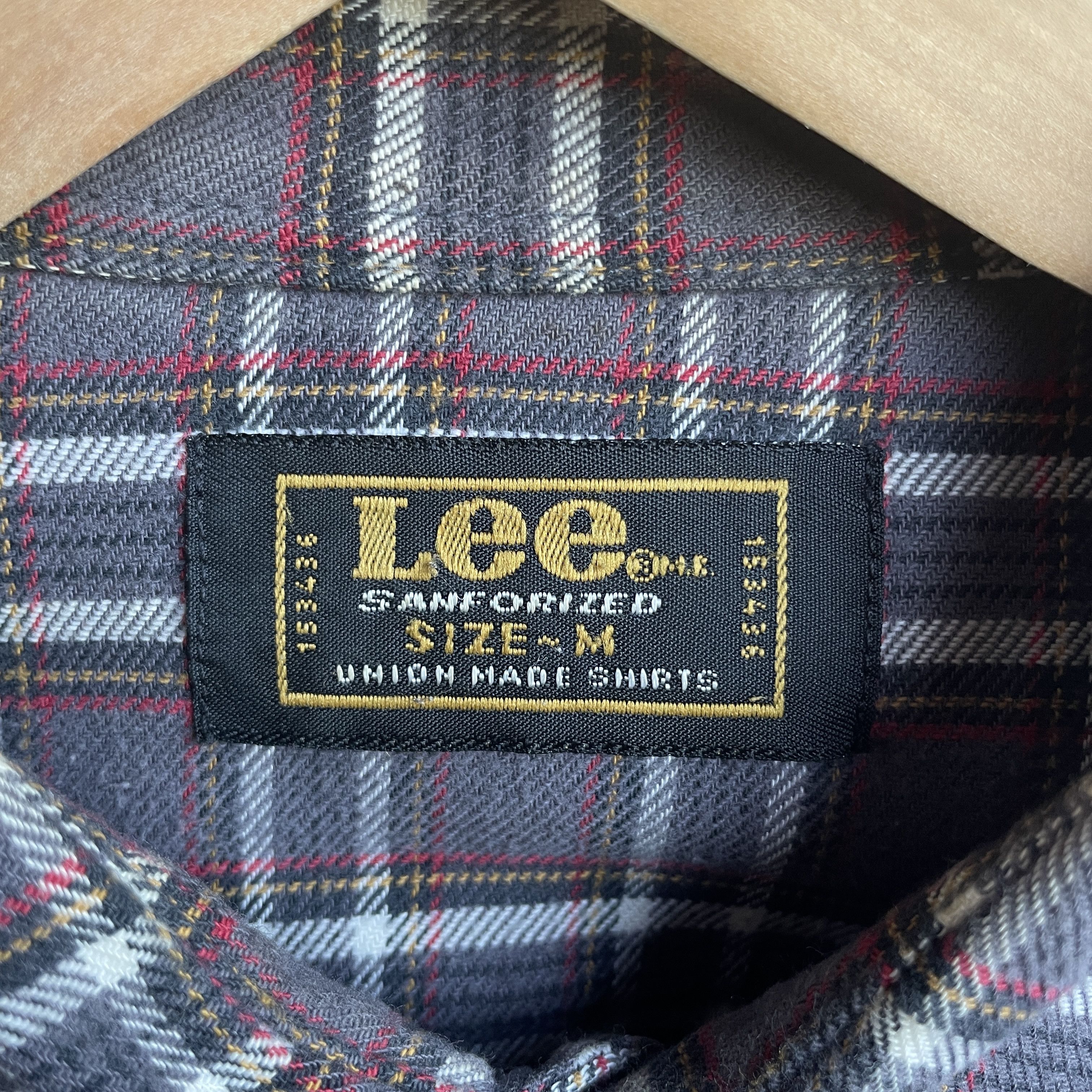 Lee Lee Vintage Checkered Western Heavy Flannel Shirt Size M Size US M / EU 48-50 / 2 - 8 Thumbnail