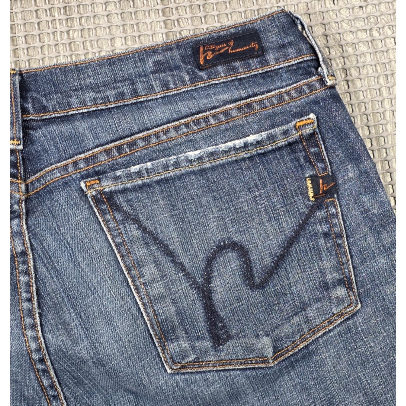 Citizens Of Humanity Citizen Of Humanity Kelly 001 Jeans Women Sz 30 Low Waist Bootcut Blue USA 32x33 Size 30" / US 8 / IT 44 - 7 Thumbnail