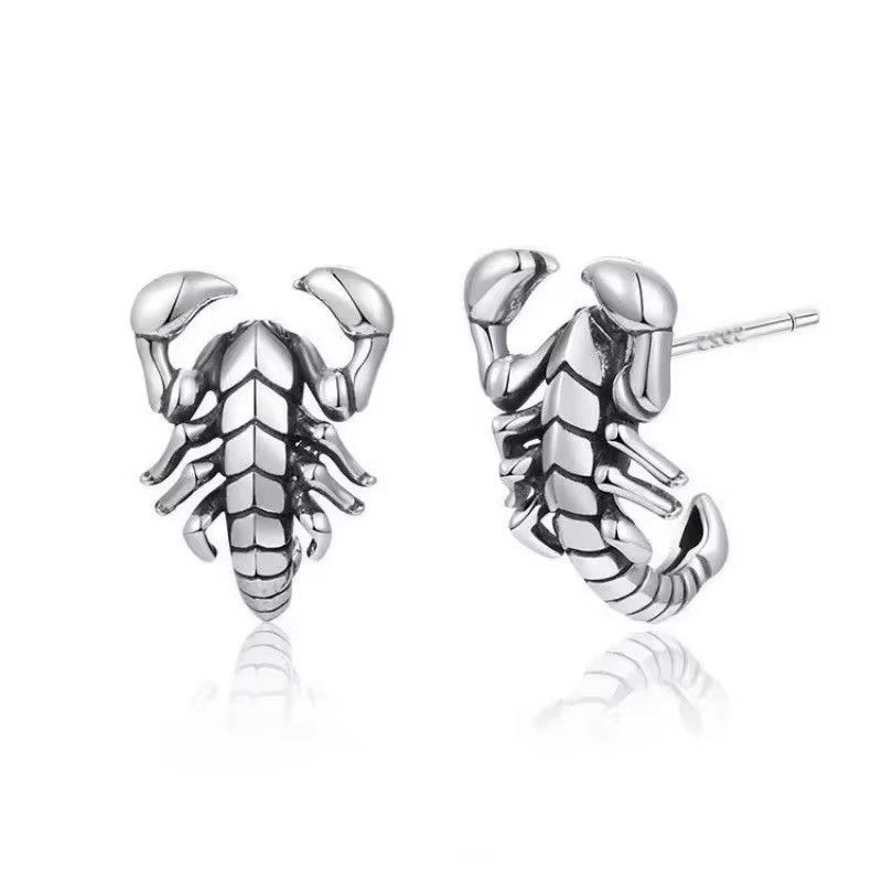 Jewelry × Vintage Retro punk Scorpion Stud Earrings Size ONE SIZE - 7 Thumbnail