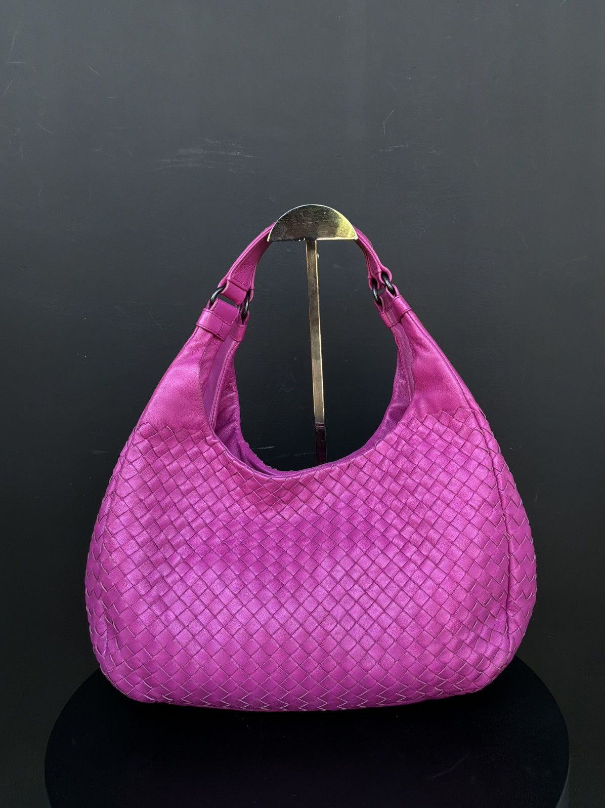 Bottega Veneta Bottega Veneta - Campana Hobo Intrecciato Nappa Leather Size ONE SIZE - 2 Thumbnail