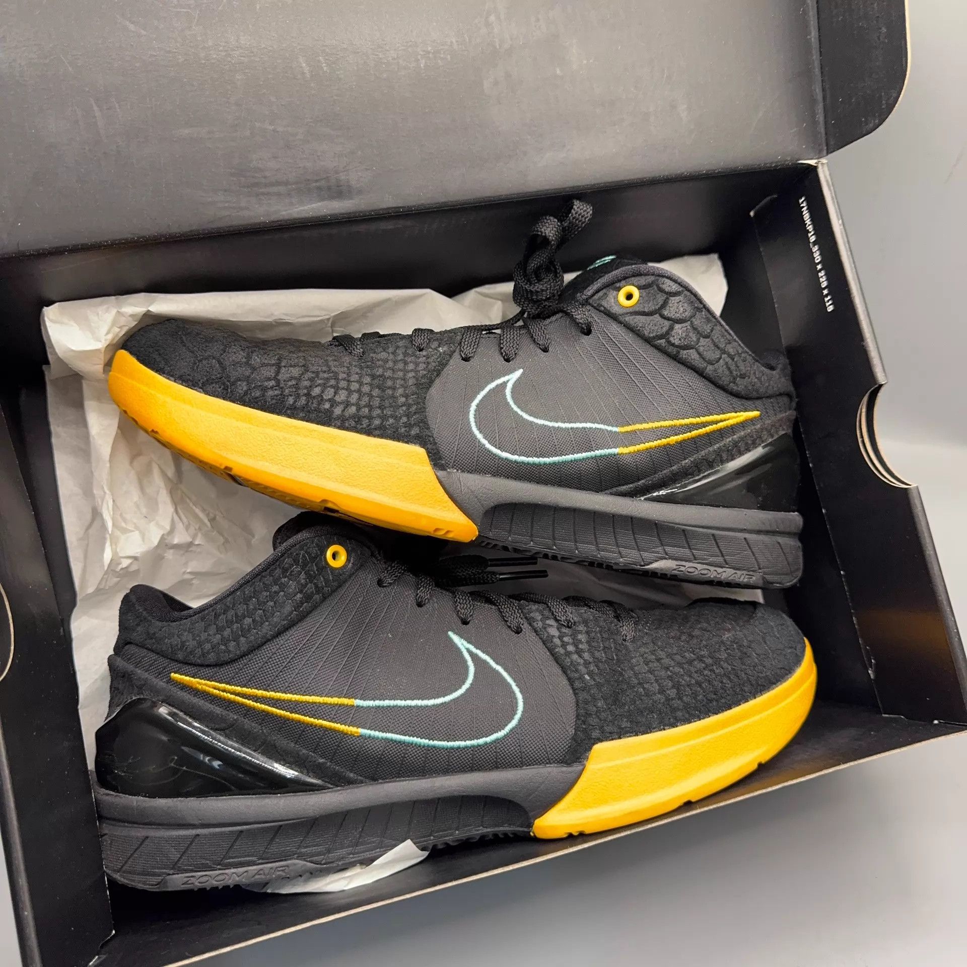 Nike Nike Kobe 4 Black/Yellow AV6339-002 Size 43 Size US 10 / EU 43 - 6 Thumbnail