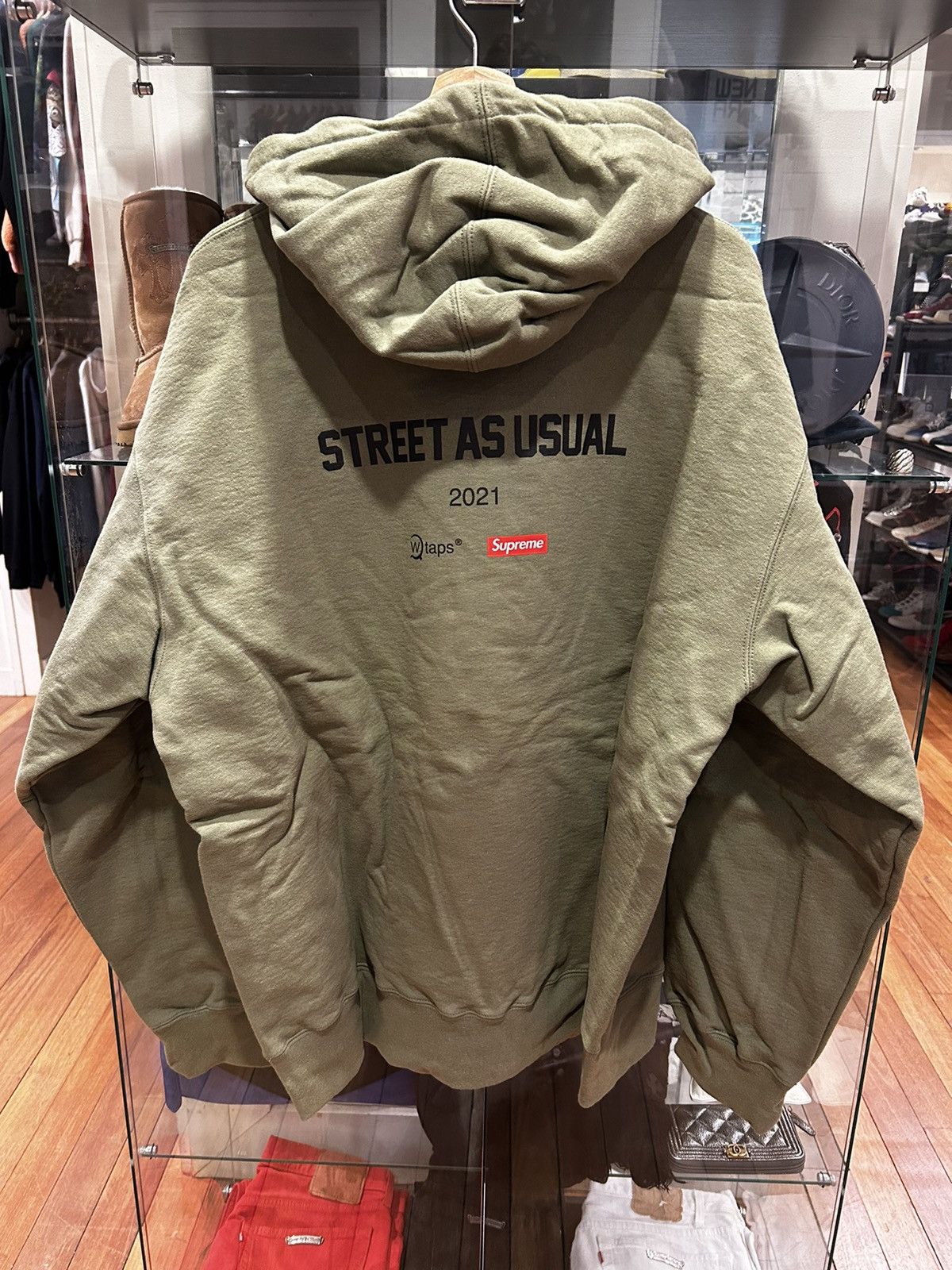 Supreme × Wtaps Supreme WTaps Sic Em Hooded Sweatshirt | Grailed