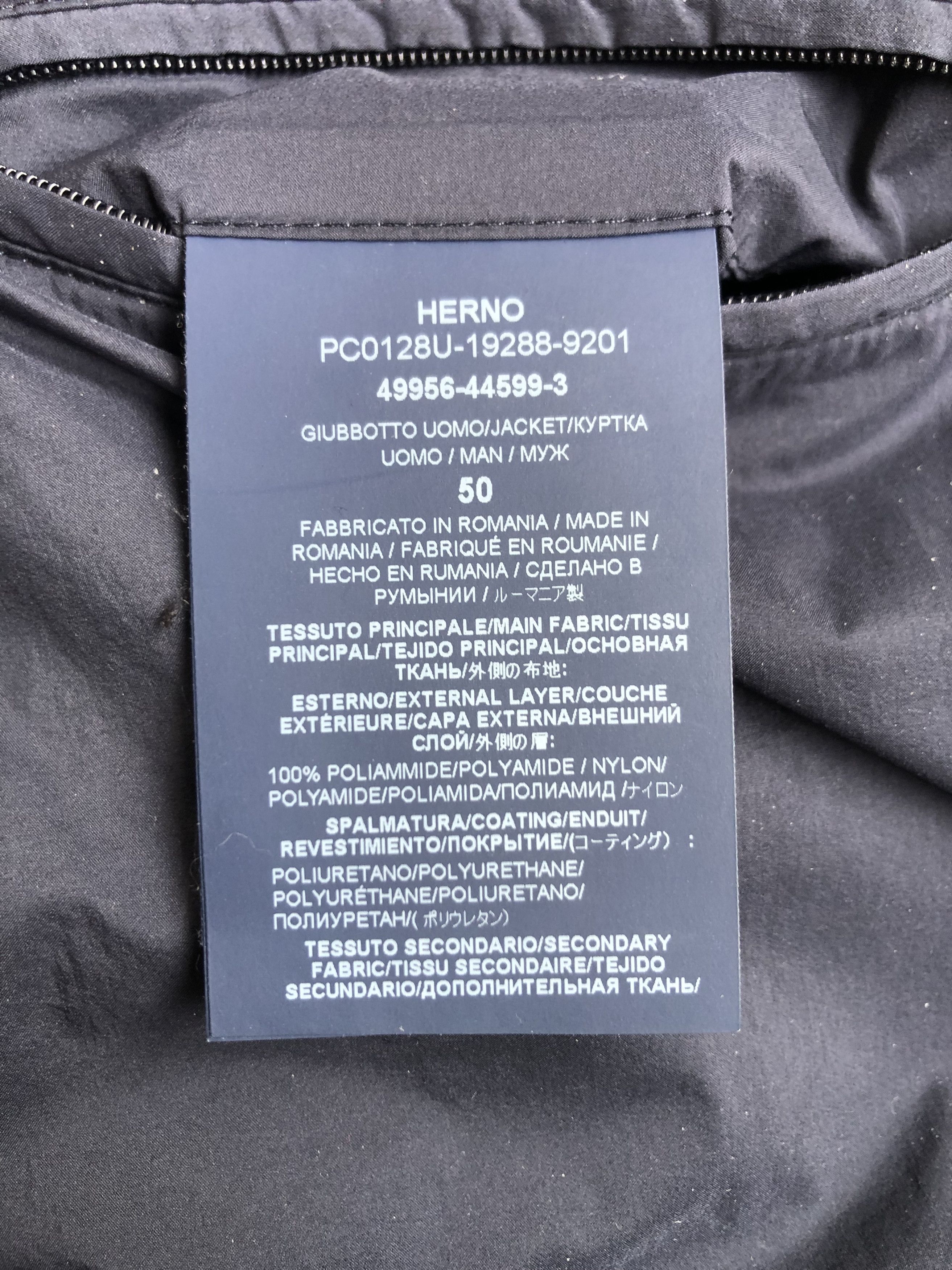 Herno Herno Men's Jacket Size 50 Size US M / EU 48-50 / 2 - 21 Thumbnail