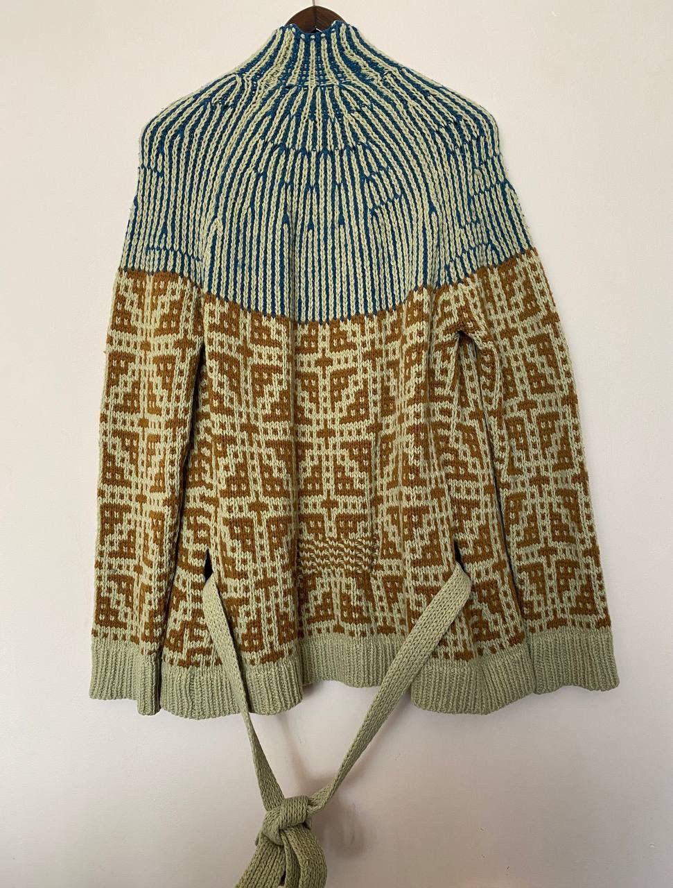 Dries Van Noten Dries Van Noten Heavy Long Chunky Knit Belted Cardigan Size US M / EU 48-50 / 2 - 5 Thumbnail