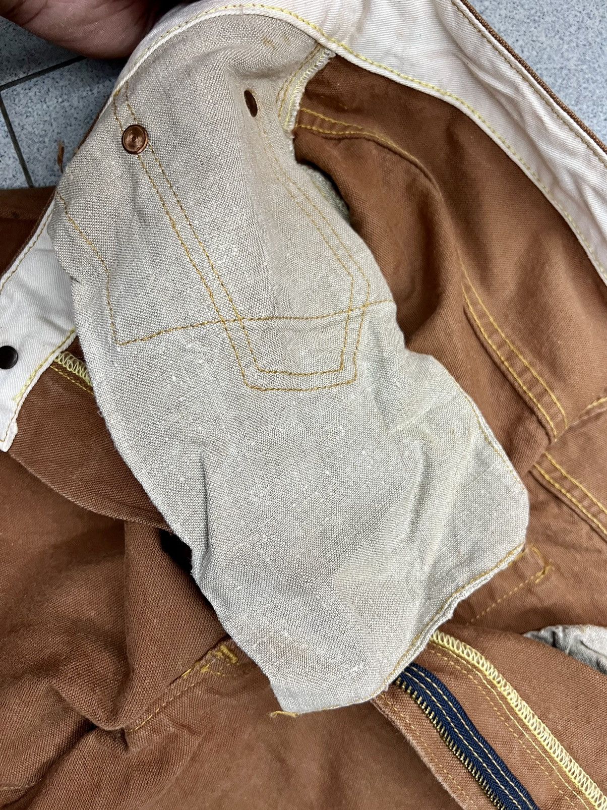 Vintage Vintage 80s Unbranded Worker Pants Size US 34 / EU 50 - 9 Thumbnail