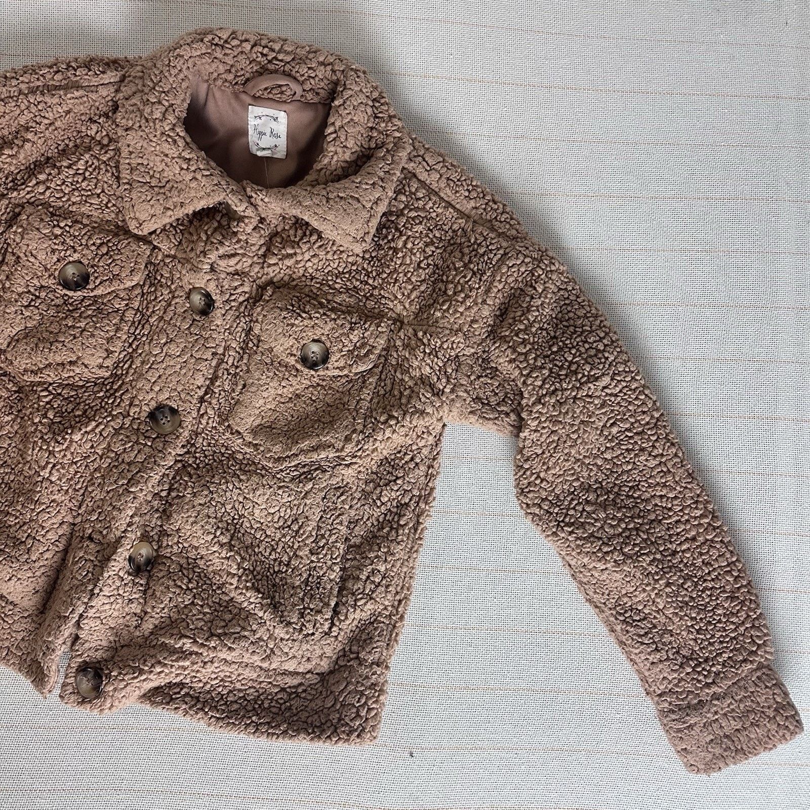 Other Hippe Rose faux fur brown jacket women Size S / US 4 / IT 40 - 2 Thumbnail