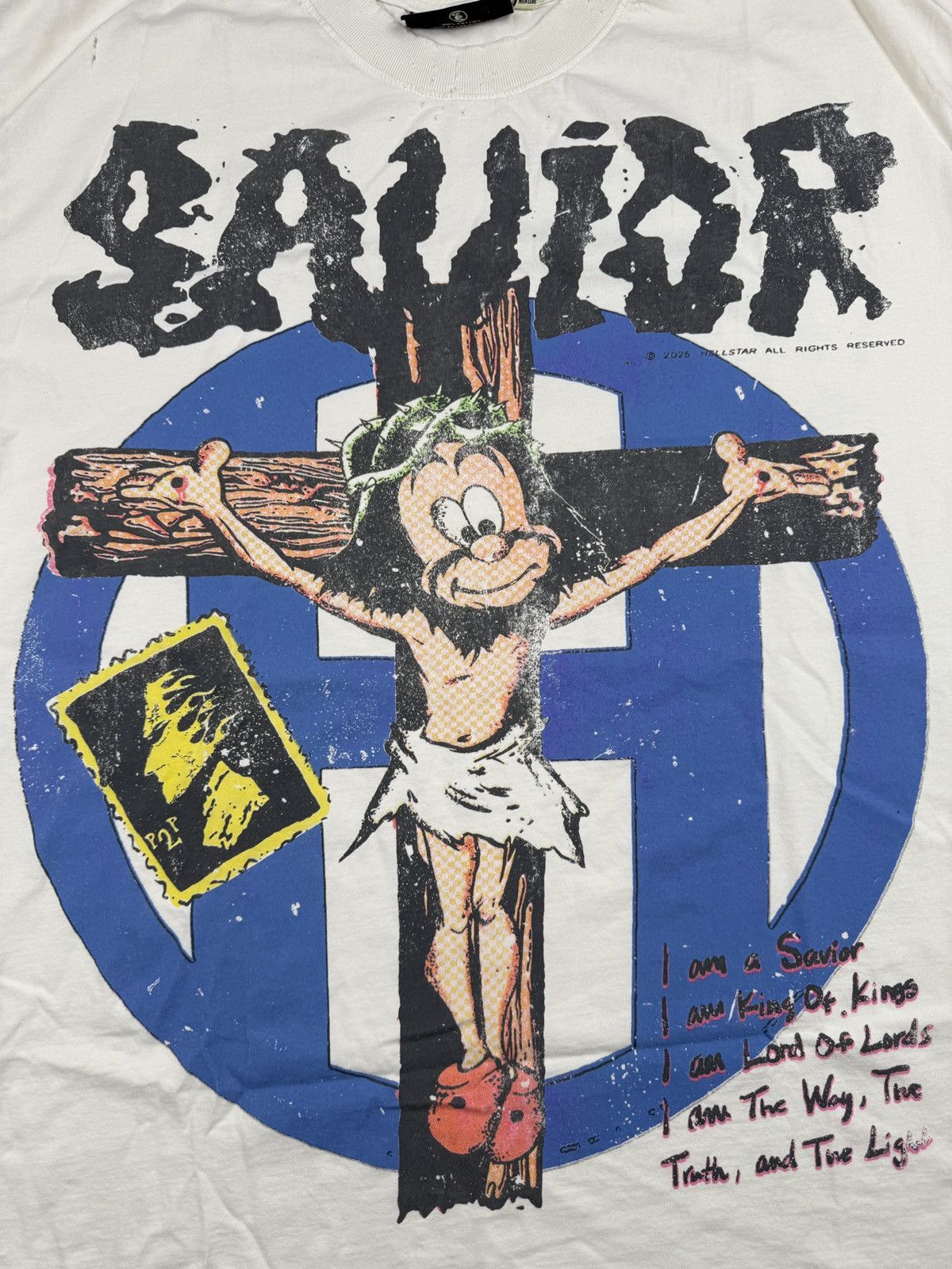 HELLSTAR Hellstar Cartoon Savior T-shirt Size 3XL Size US XXL / EU 58 / 5 - 2 Thumbnail