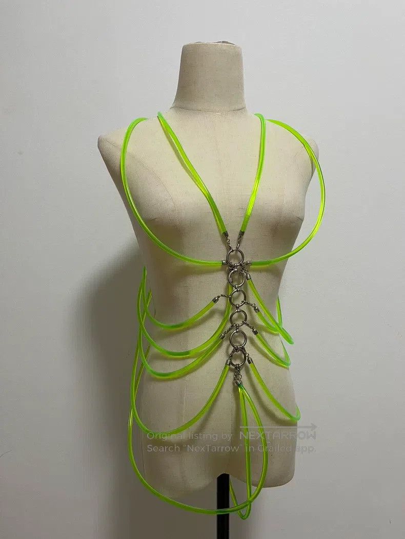 Japanese Brand Japanese Brand Fotus Green fluorescent tube necklace Size ONE SIZE - 1 Thumbnail