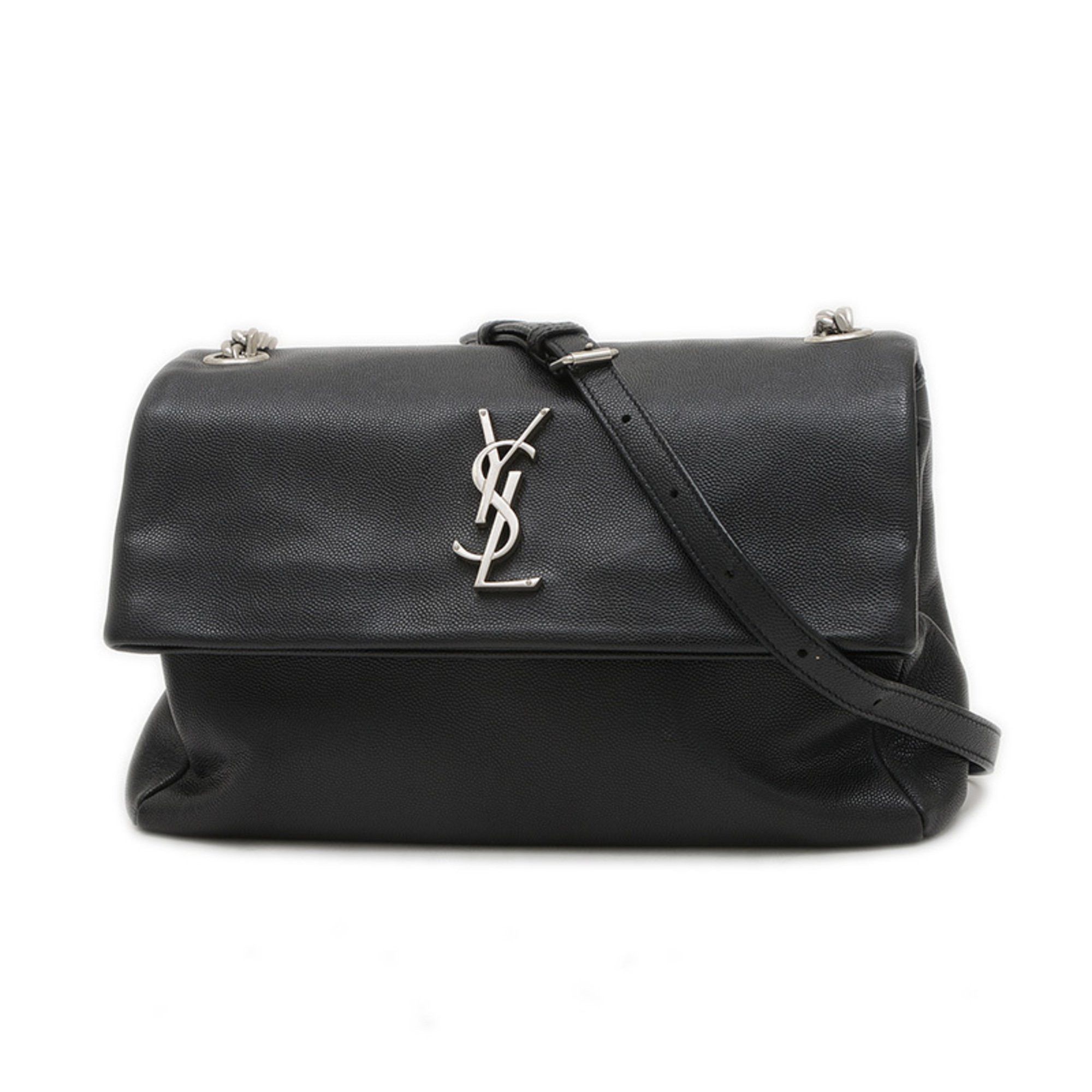 Saint Laurent Paris West Hollywood Medium Chain Shoulder Bag Black 471487 Bp, Women's