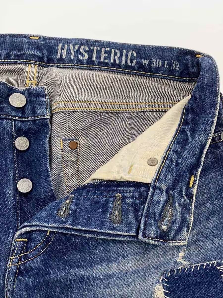 Hysteric Glamour Distressed Patchwork Denim Jeans Size US 30 / EU 46 - 3 Thumbnail
