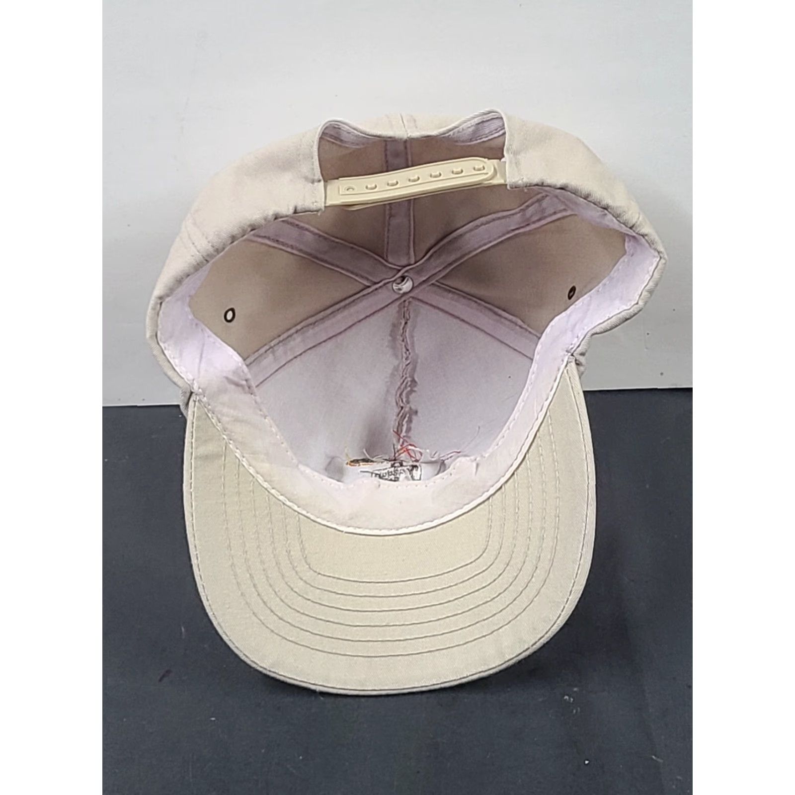 Vintage VINTAGE Swingster USA Dekalb Seed Trucker Hat Farmers Roundup Ready Corn Cap Men Adjustable Beige Cotton 90s USA Work Patch Hat Mens Size ONE SIZE - 7 Thumbnail