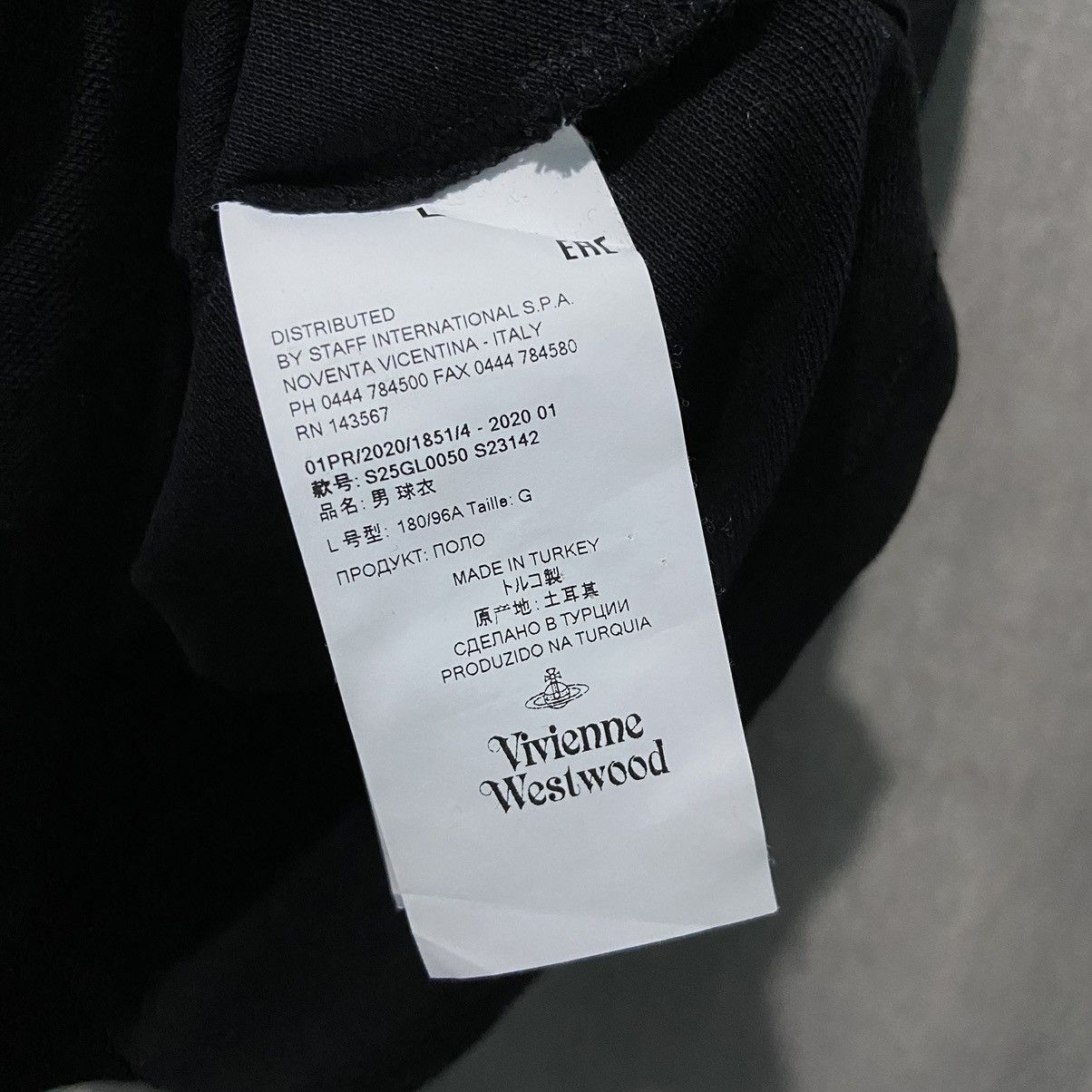 Vivienne Westwood VIVIENNE WESTWOOD Contrast-collar Polo Shirt Size US L / EU 52-54 / 3 - 5 Thumbnail