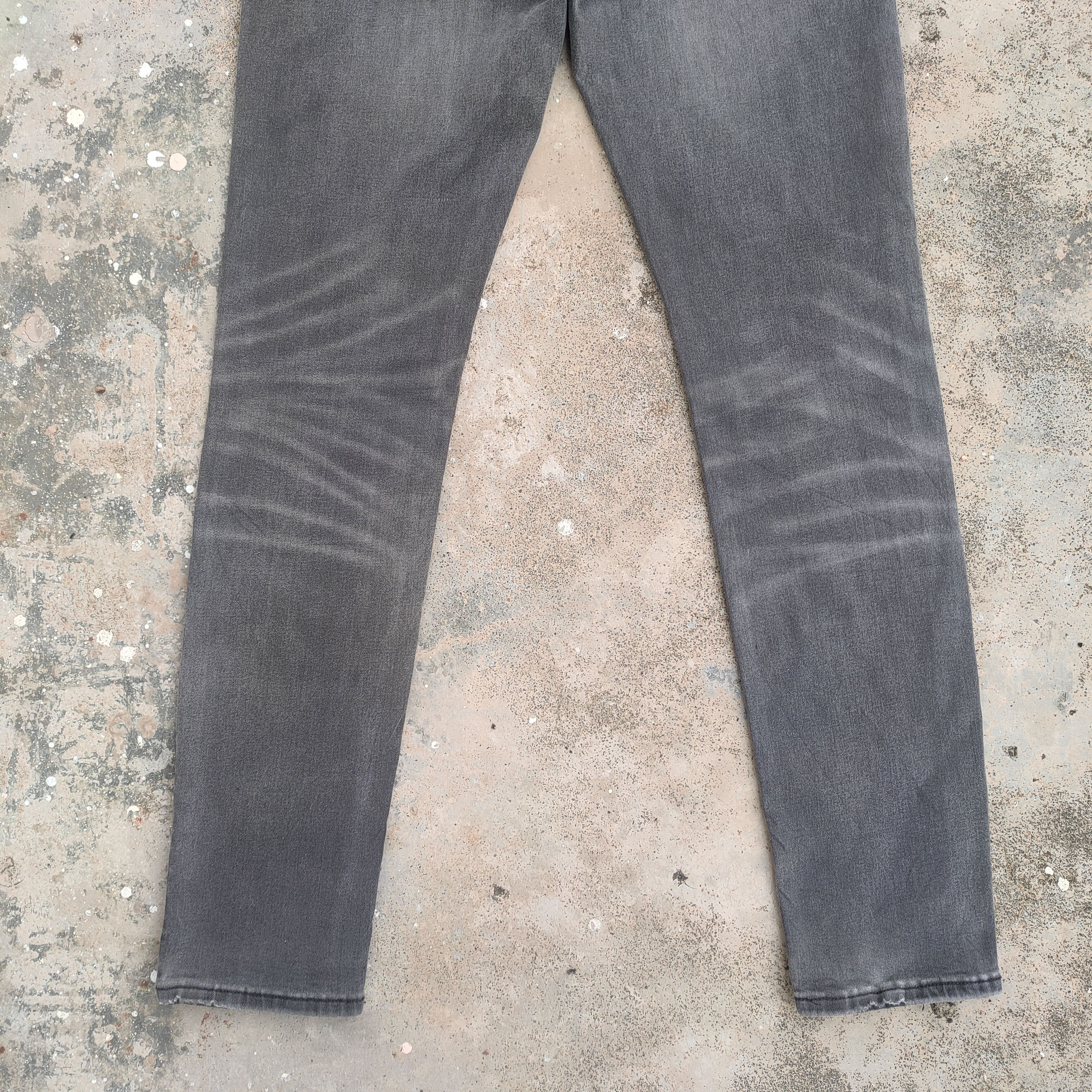 Japanese Brand × Jean × Vintage VINTAGE JAPANESE SKINNY FADED DISTRESSED JEANS DENIM PANTS Size US 29 - 9 Thumbnail