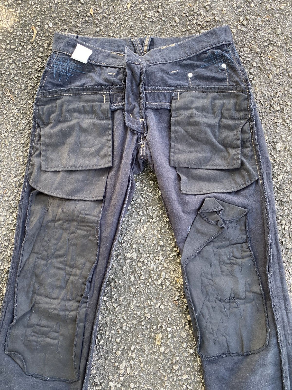 PPFM 🔥 Distressed 🔥 PPFM Distressed Jeans - Rare Design Size US 30 / EU 46 - 13 Thumbnail
