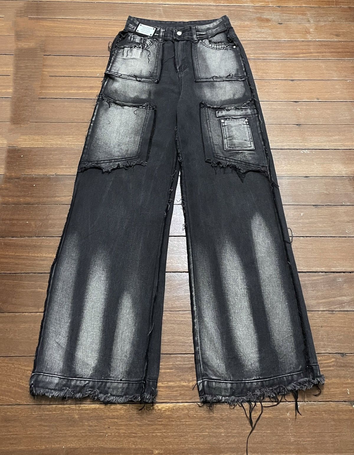 If Six Was Nine Very Rare Vintage Brand Martin Studios Baggy Jeans 2000s Size US 29 - 1 Thumbnail