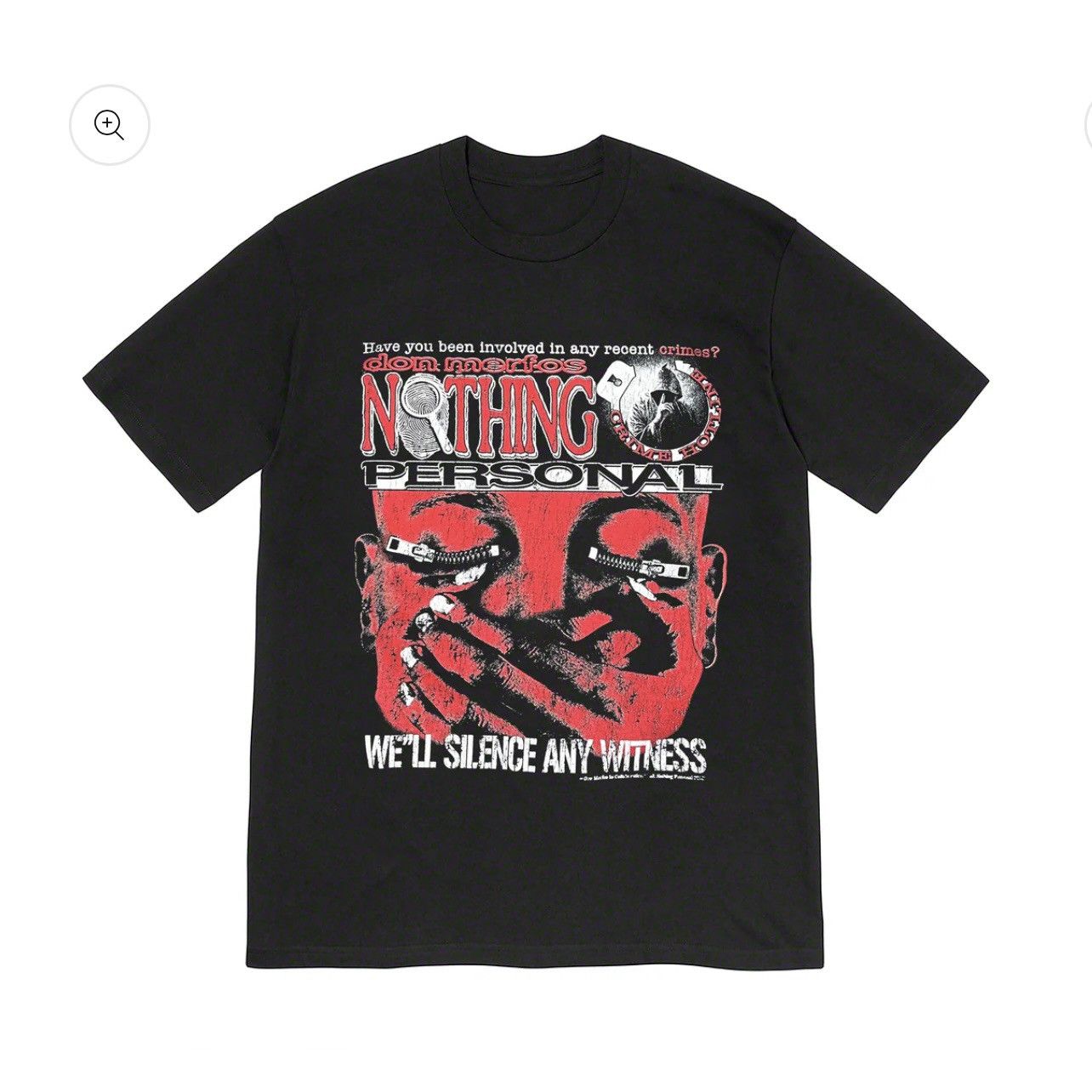 Nothing Personal Nothing Personal Blazzy Crime Hotline Shirt - Black 2XL Size US XXL / EU 58 / 5 - 1 Thumbnail
